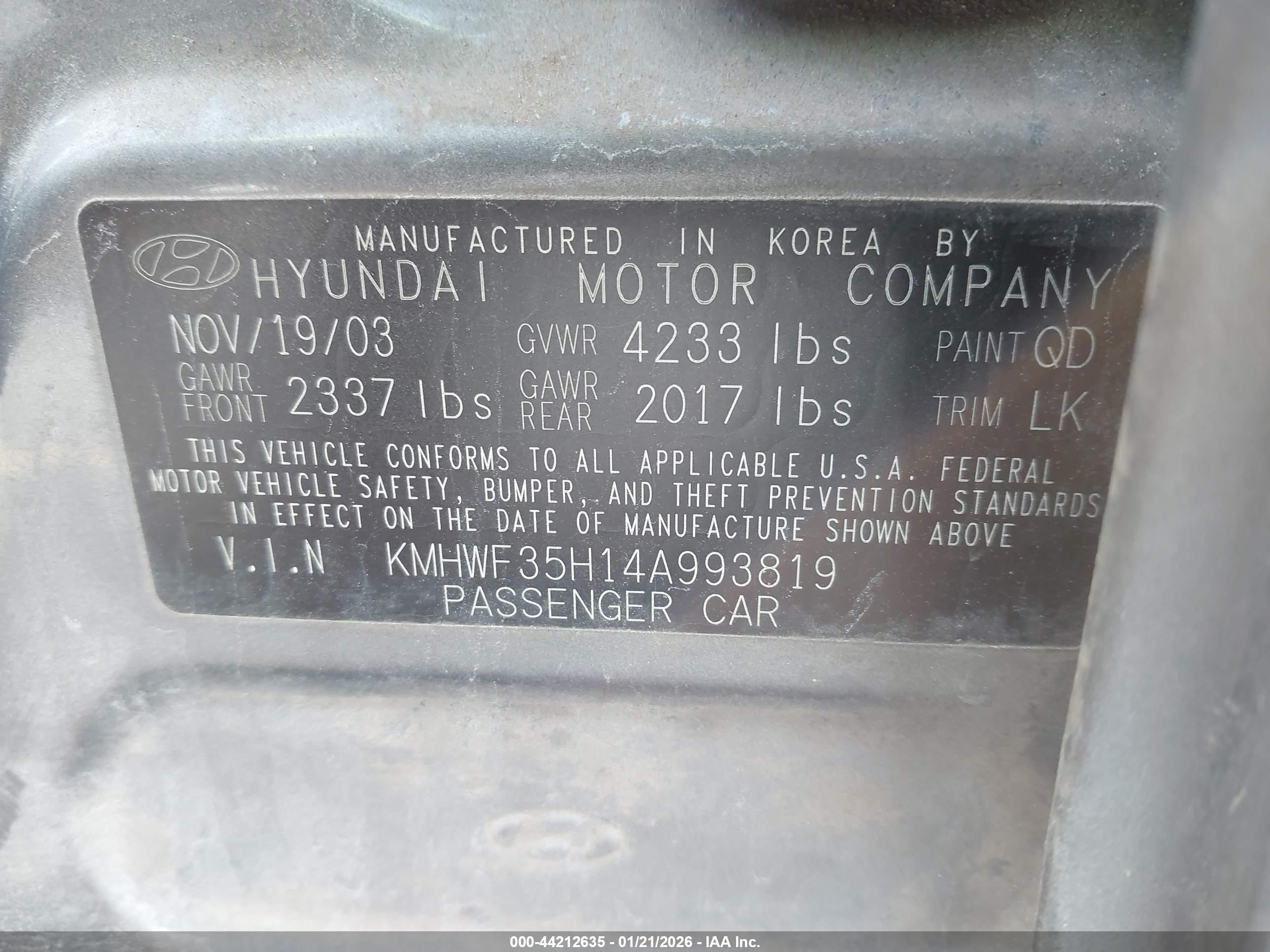 HYUNDAI SONATA image 9