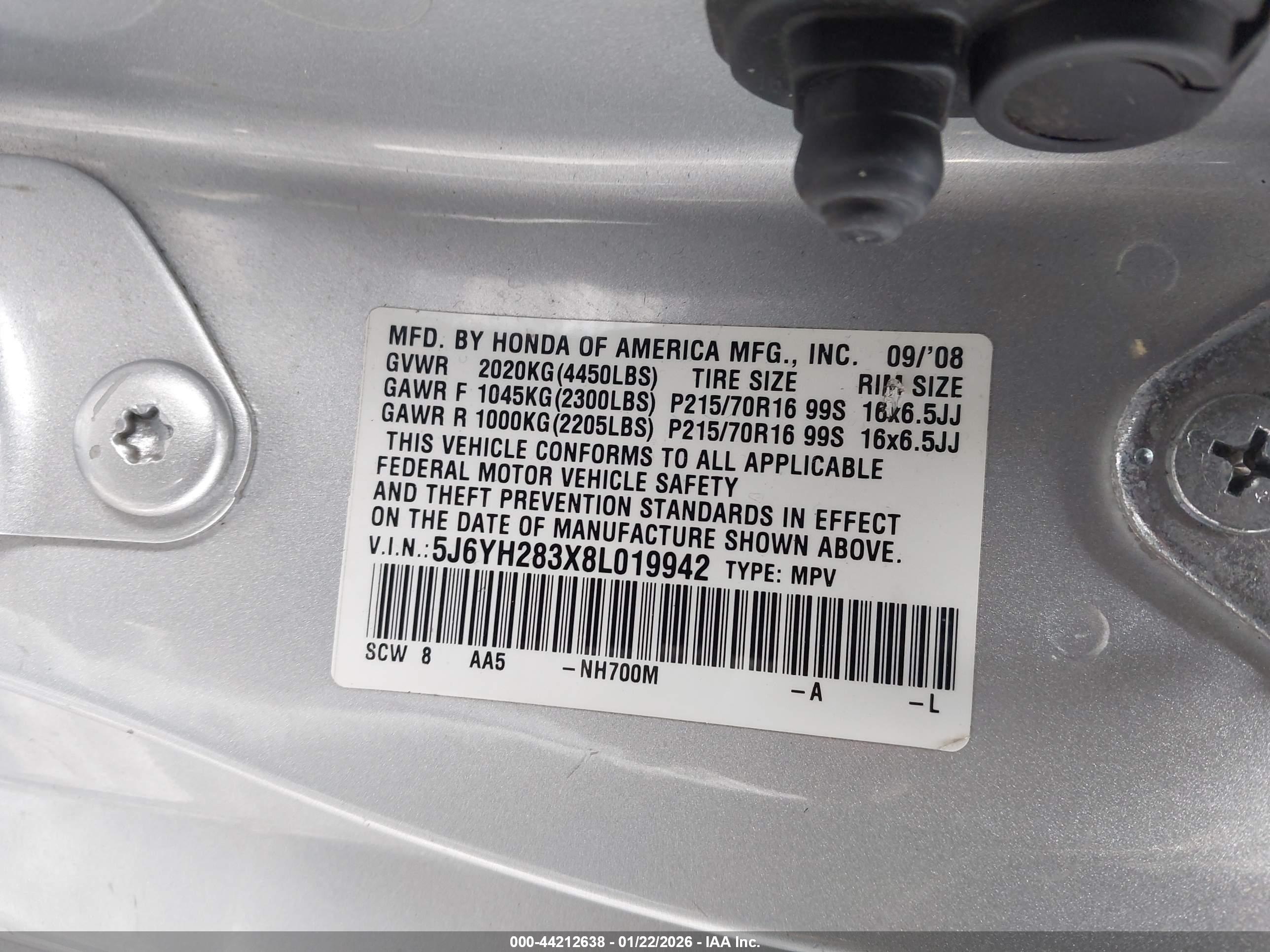 HONDA ELEMENT image 9