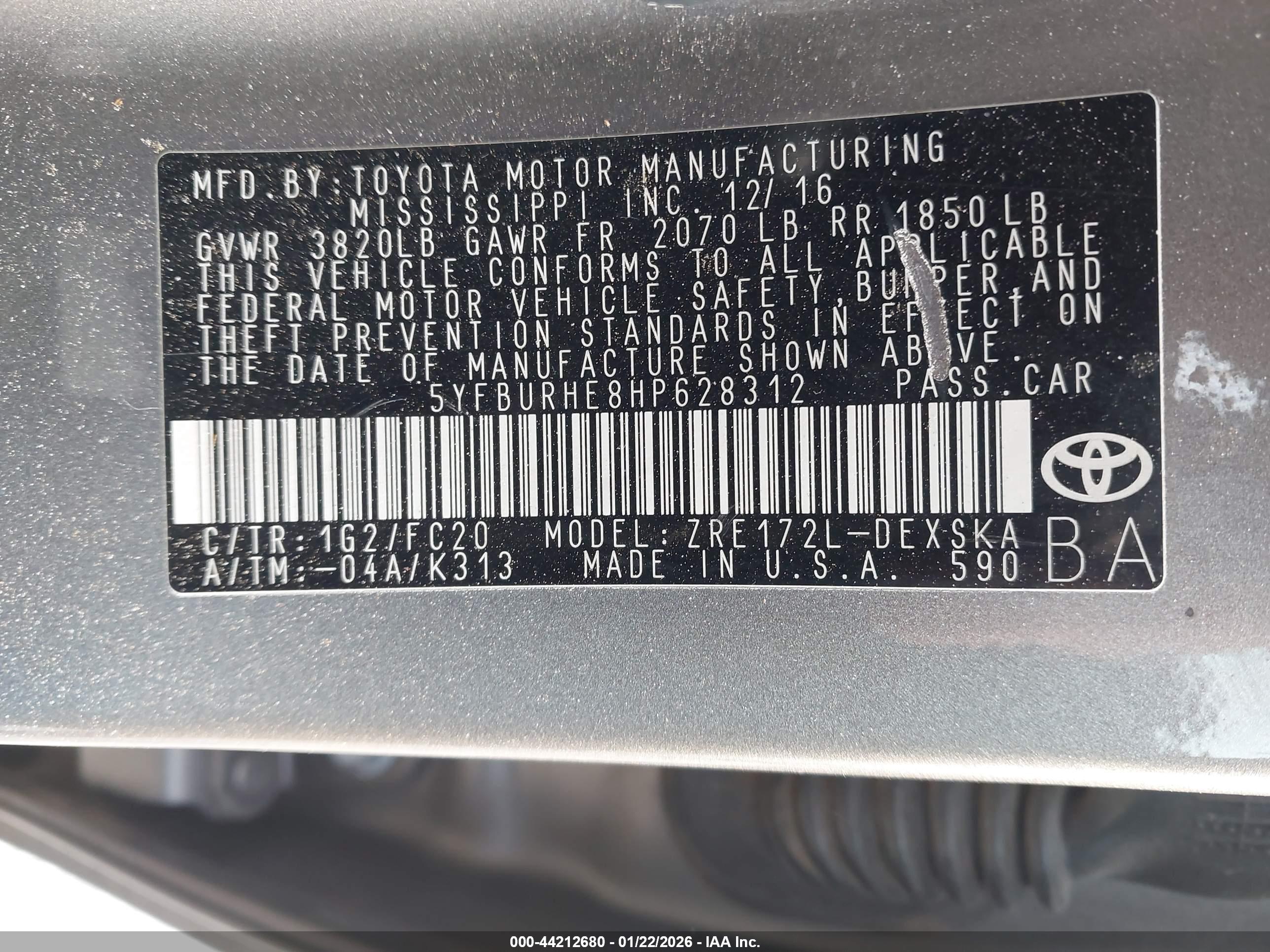 TOYOTA COROLLA image 9