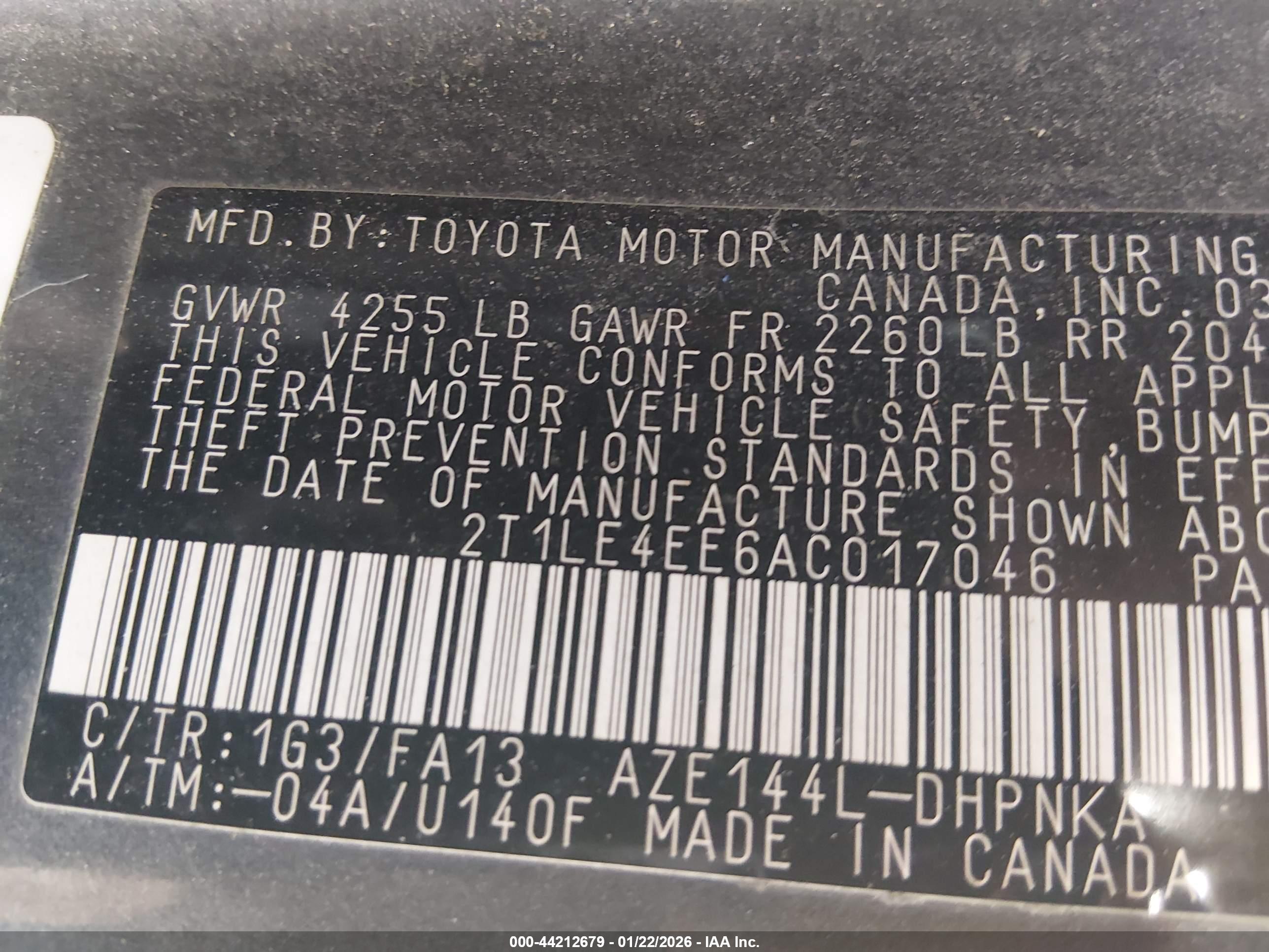 TOYOTA MATRIX image 9