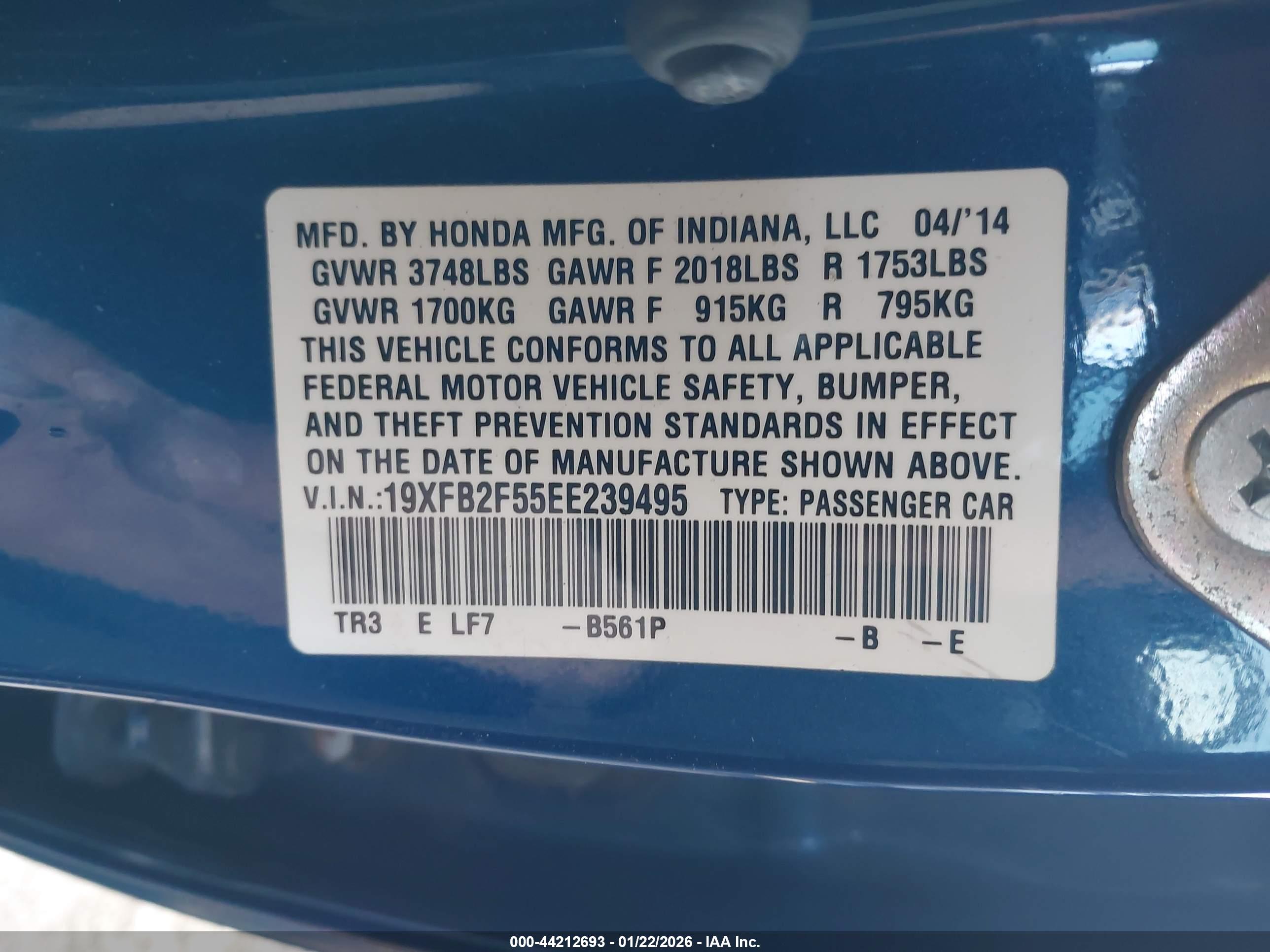HONDA CIVIC image 9