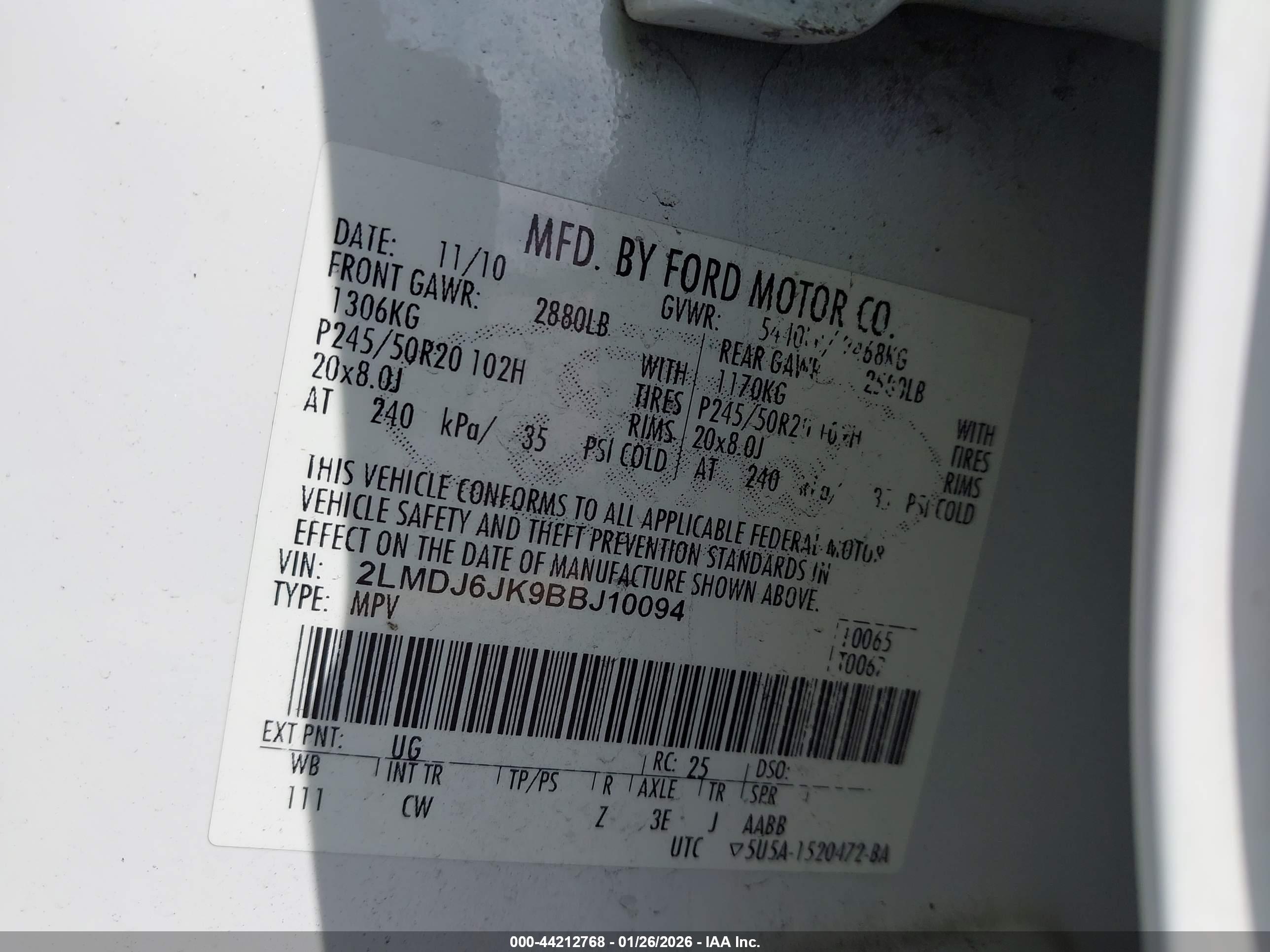 LINCOLN MKX image 9