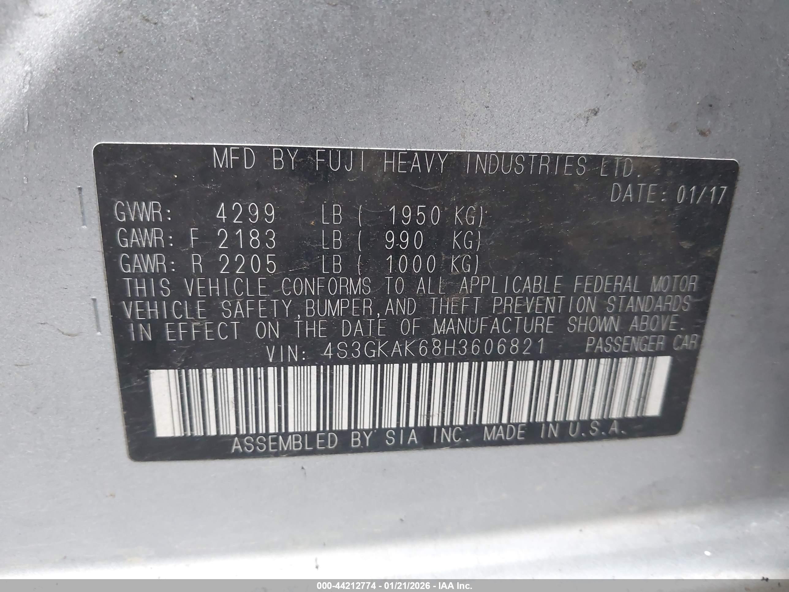 SUBARU IMPREZA image 9