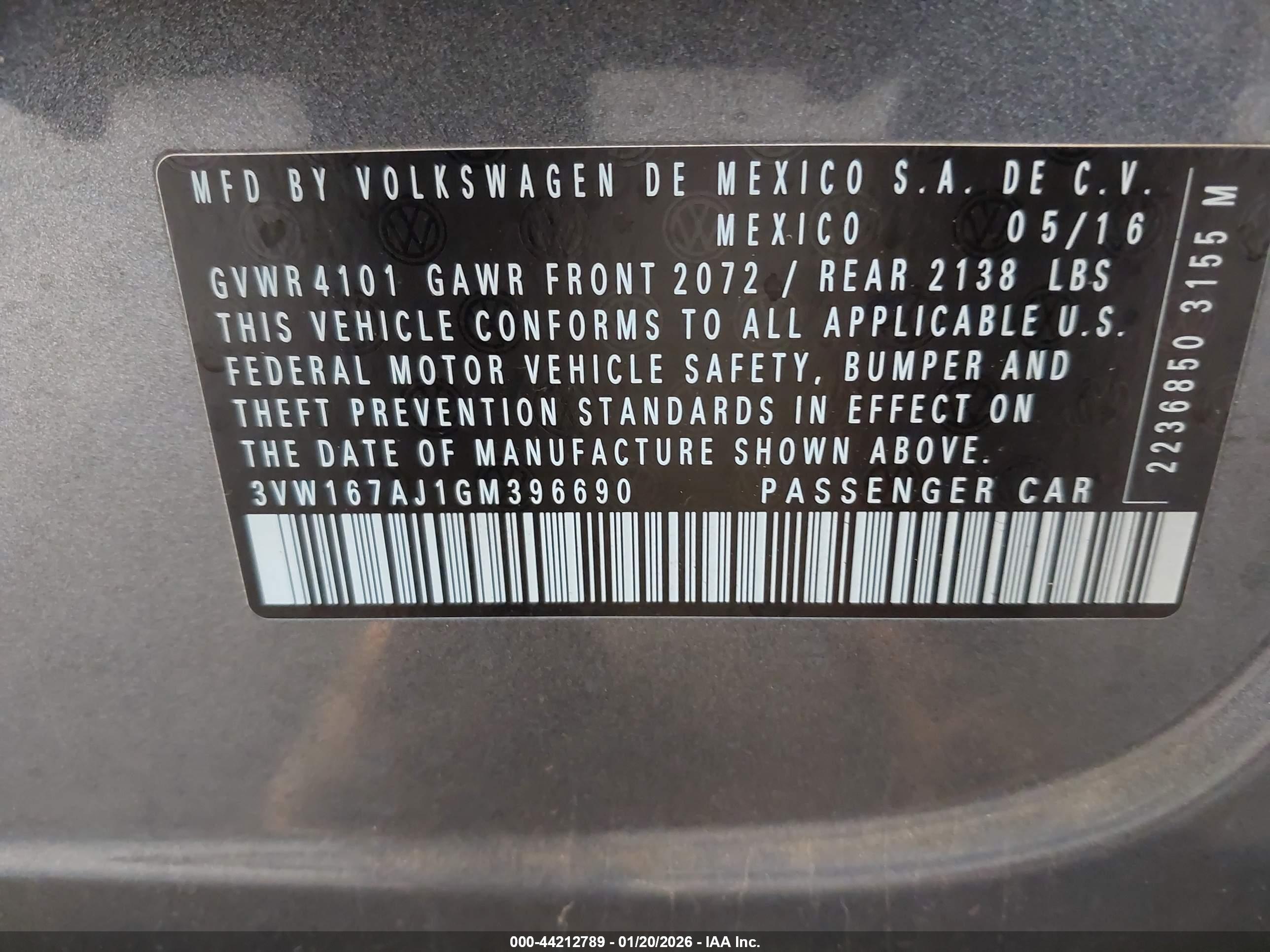 VOLKSWAGEN JETTA image 9
