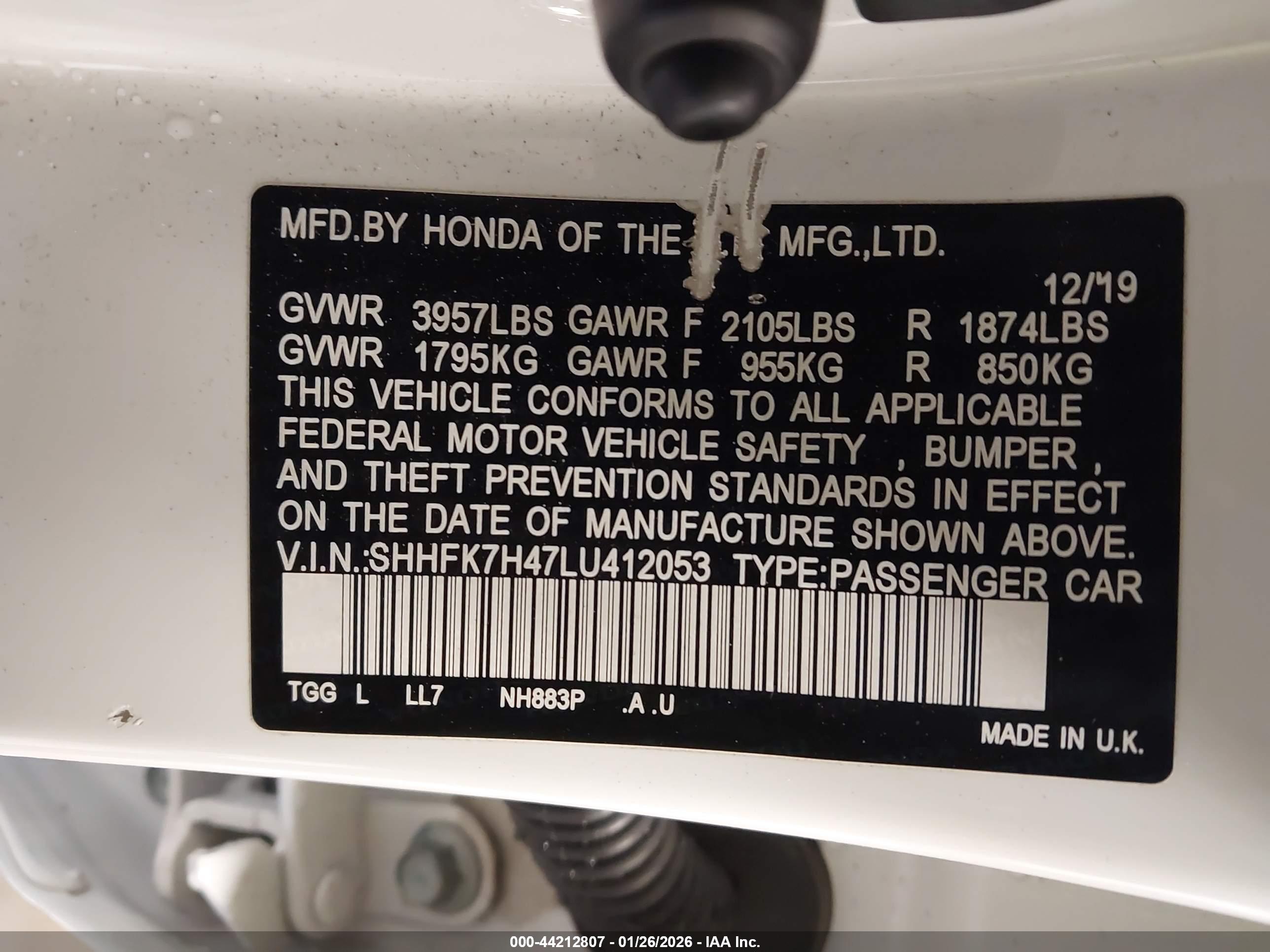 HONDA CIVIC image 9