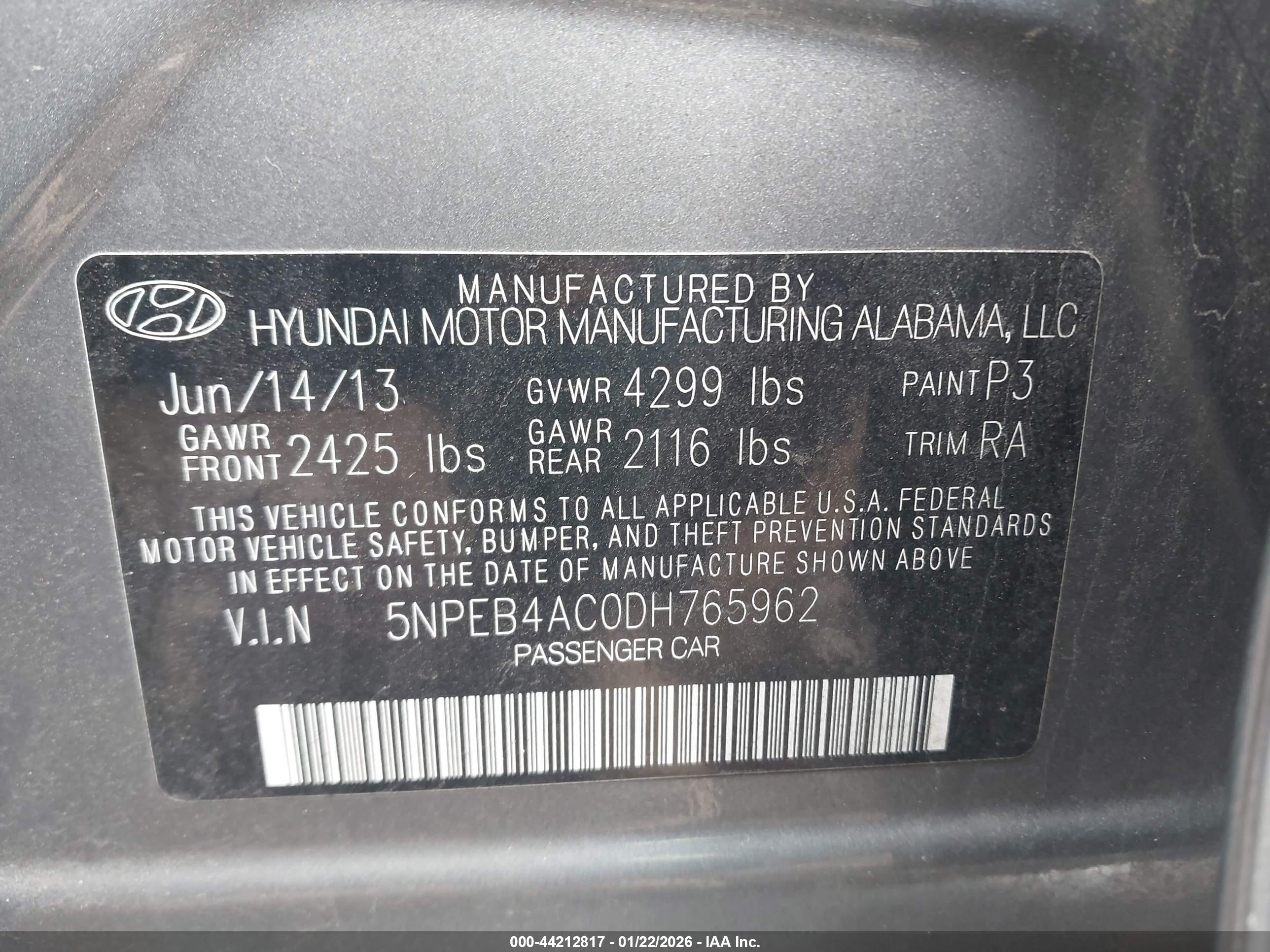 HYUNDAI SONATA image 9