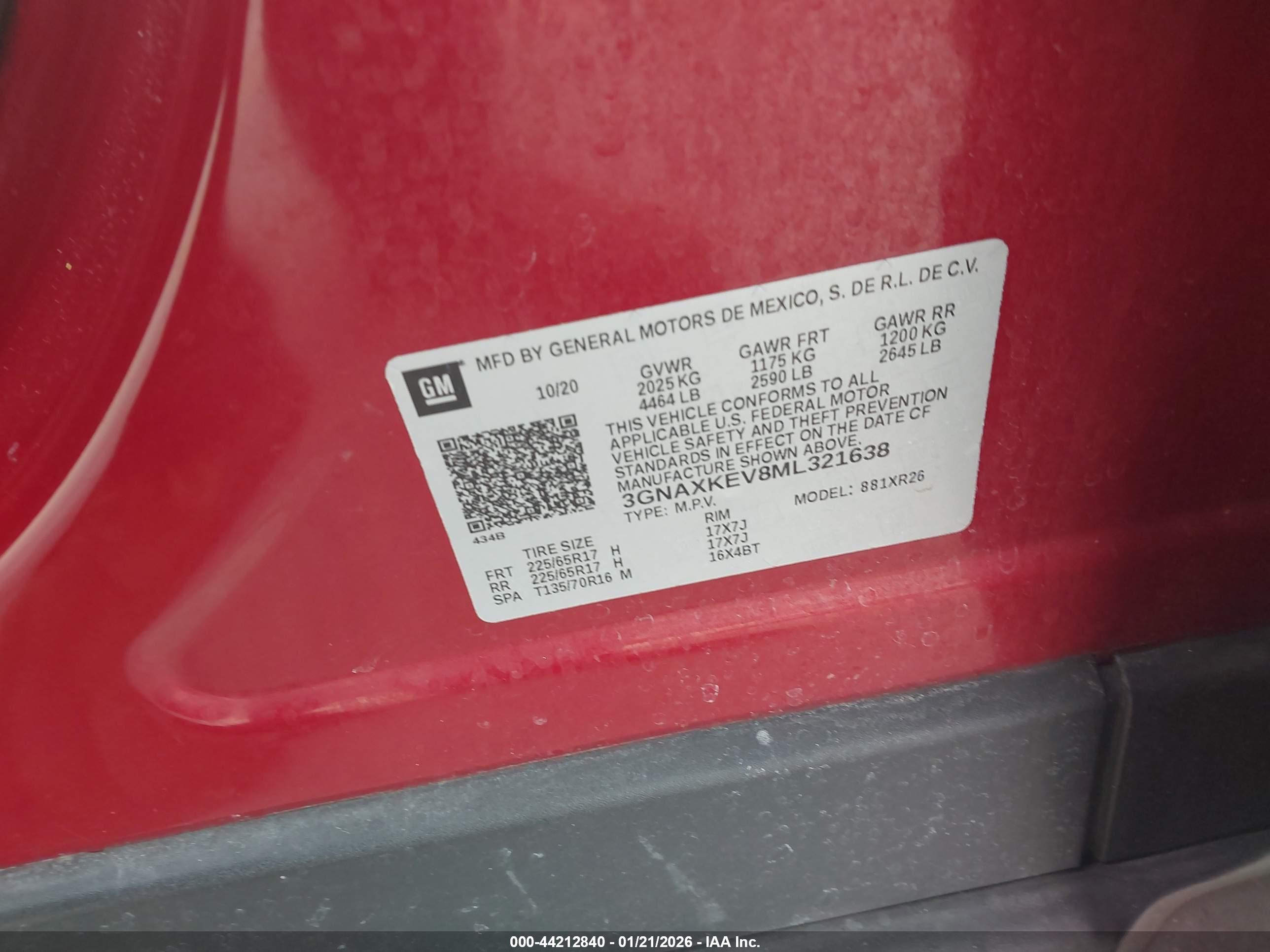 CHEVROLET EQUINOX image 9