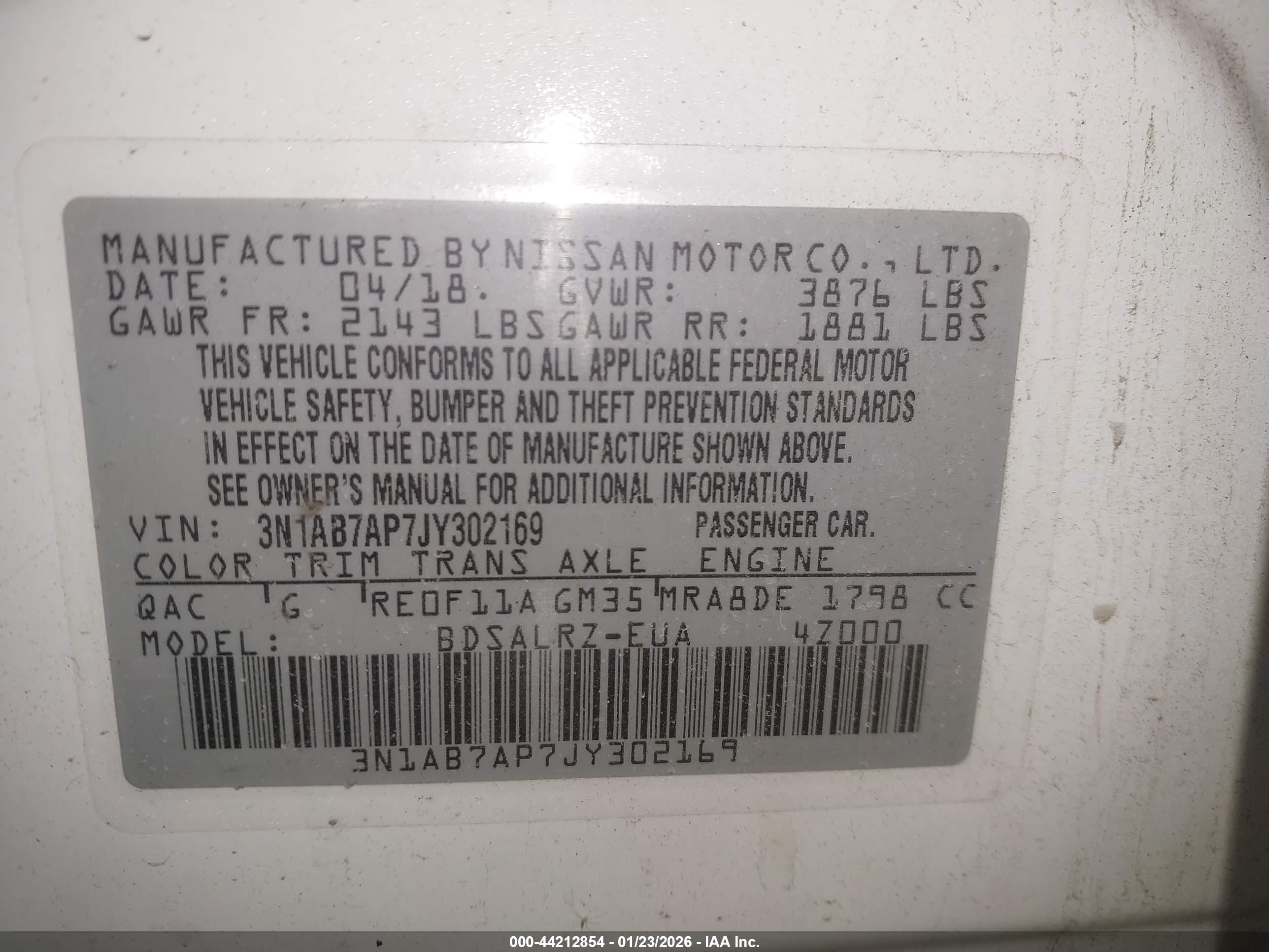 NISSAN SENTRA image 9