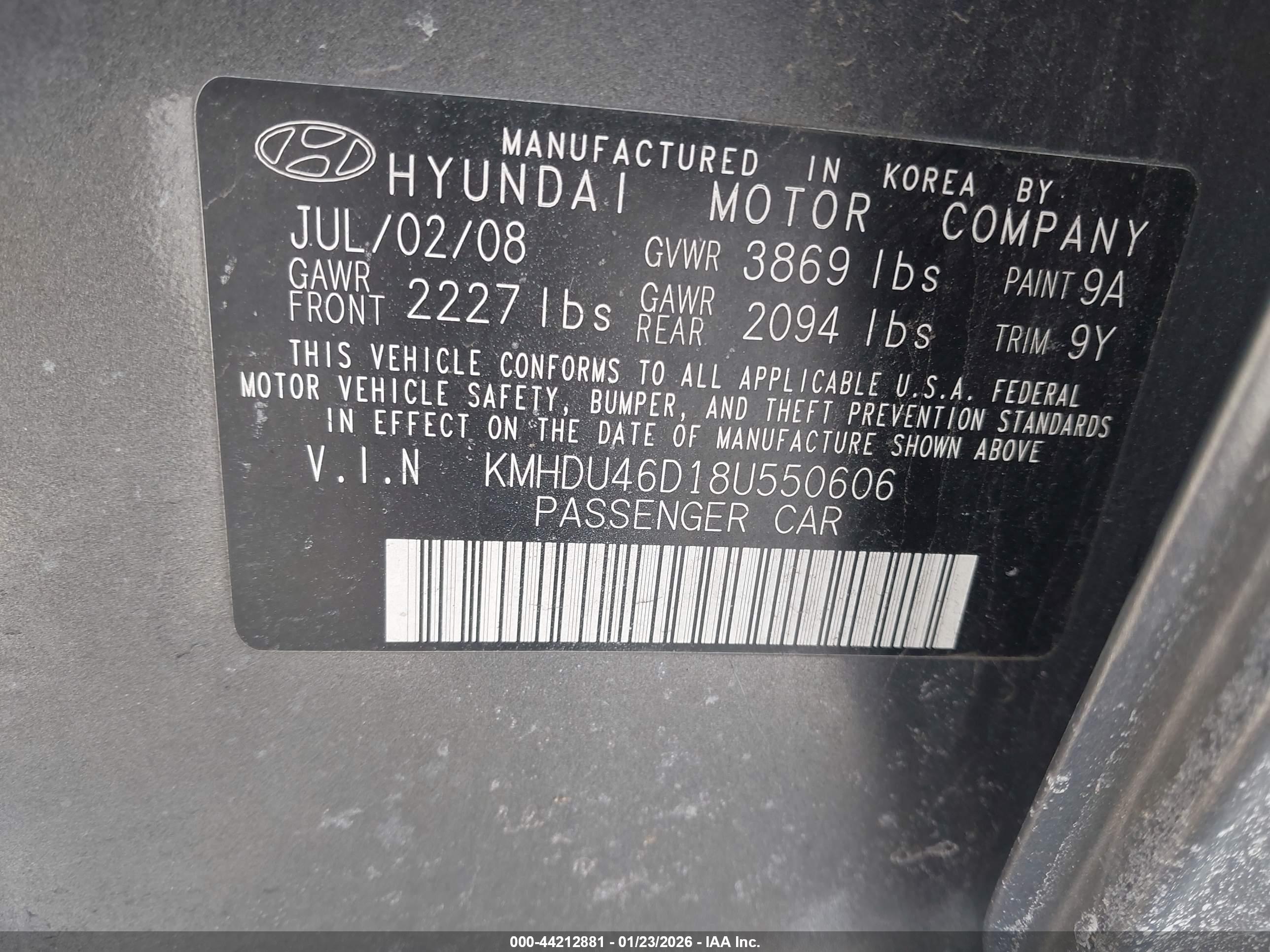 HYUNDAI ELANTRA image 9