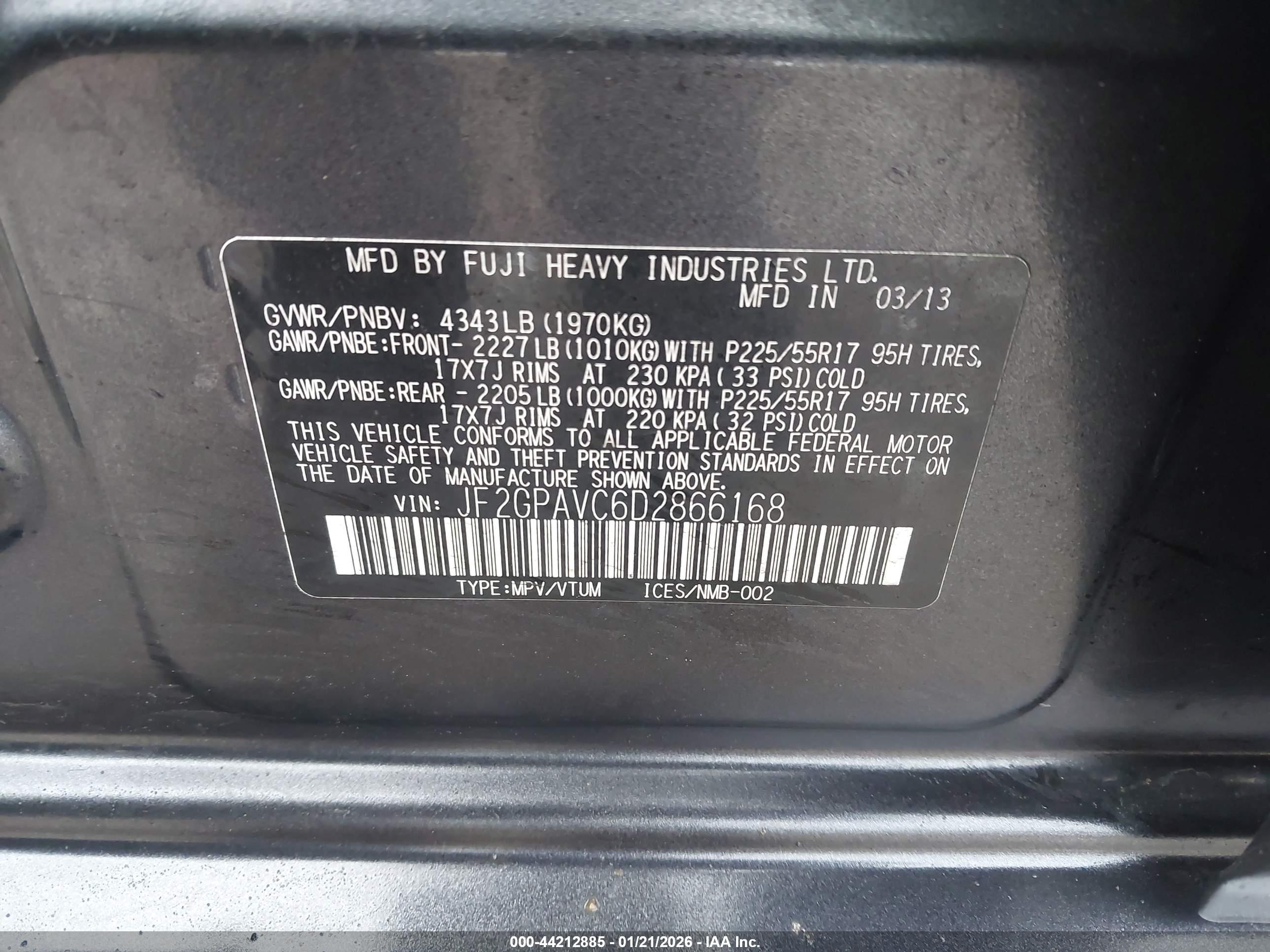 SUBARU XV image 9