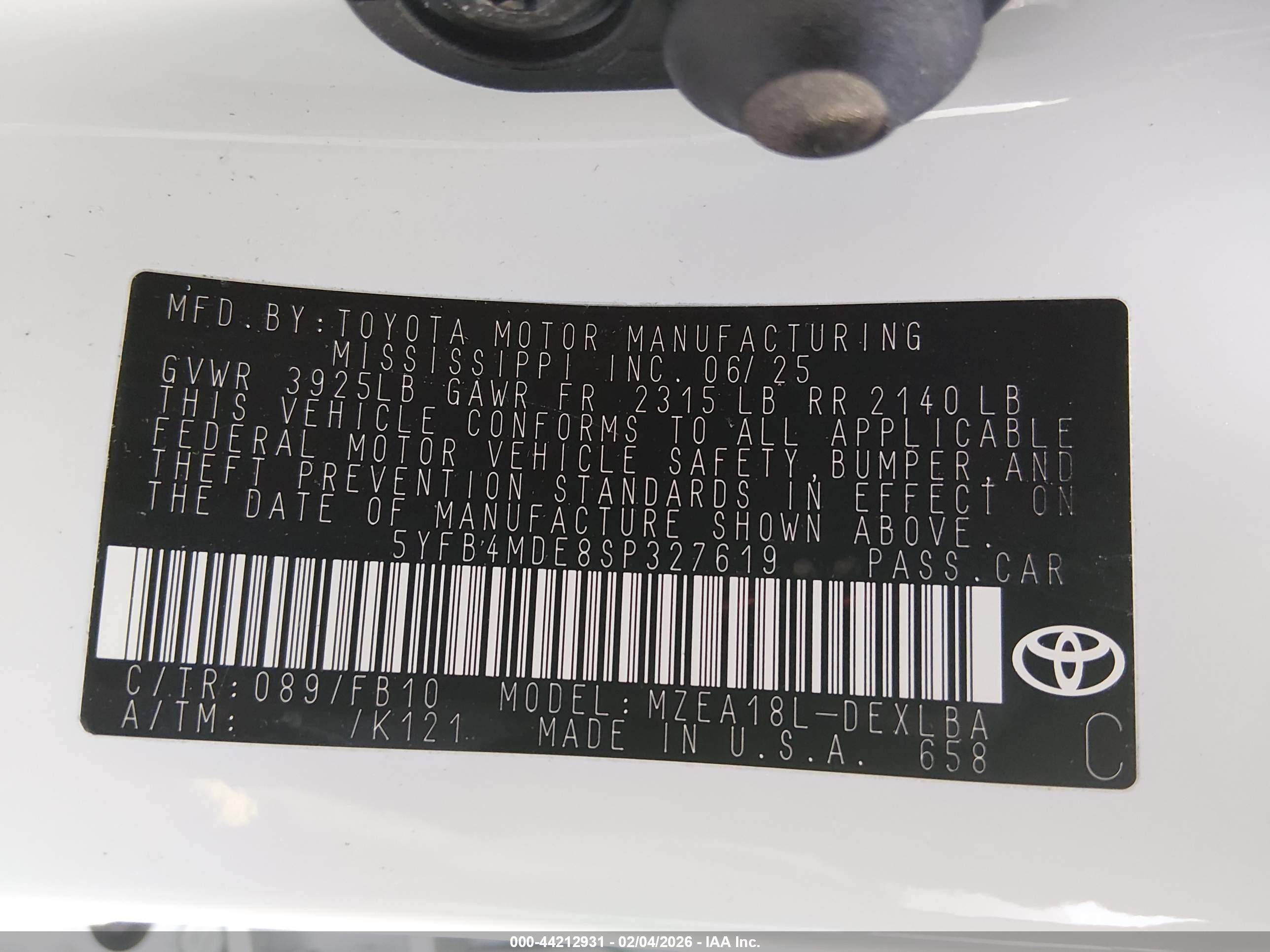 TOYOTA COROLLA image 9