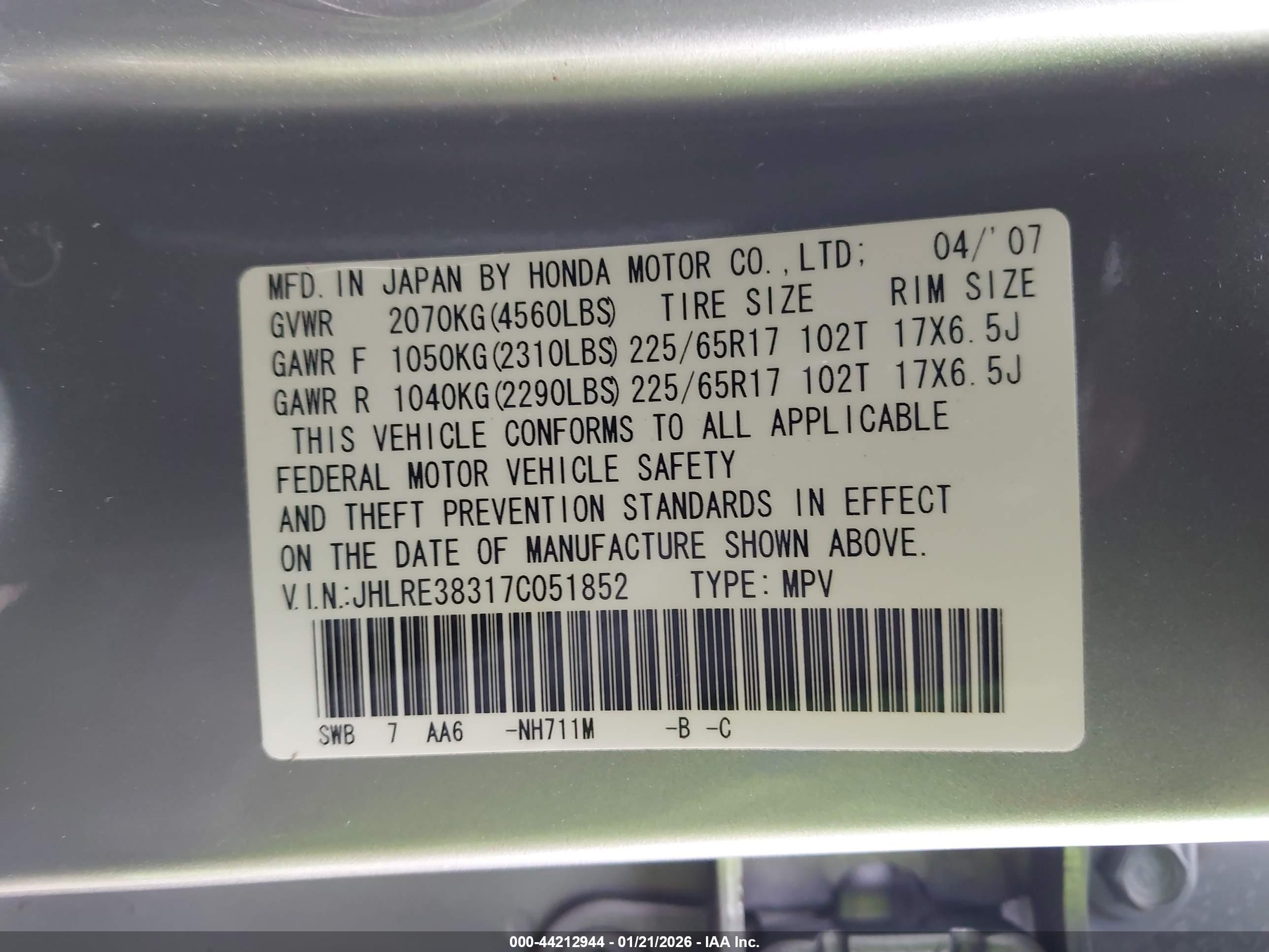 HONDA CR-V image 9