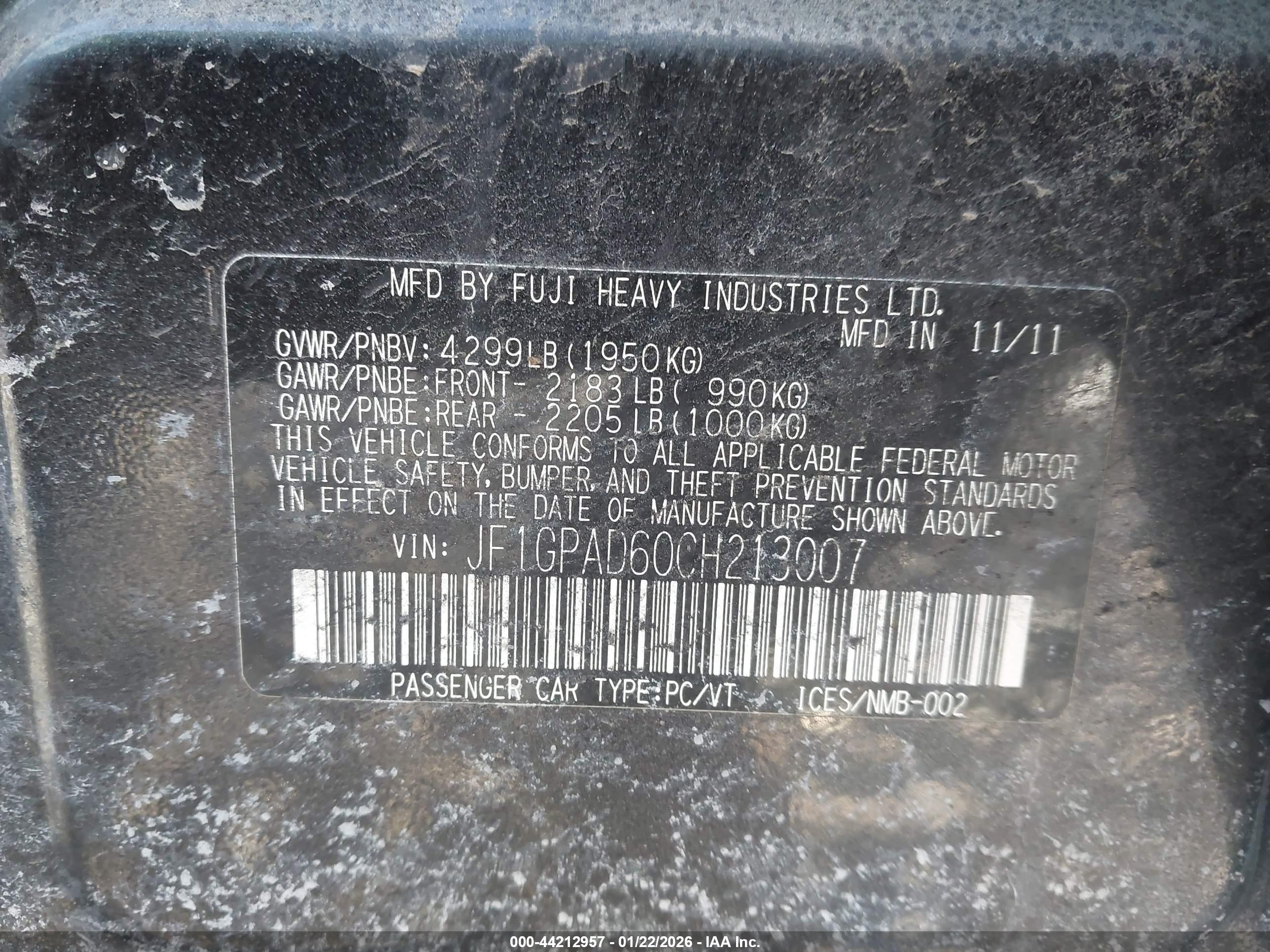 SUBARU IMPREZA image 9