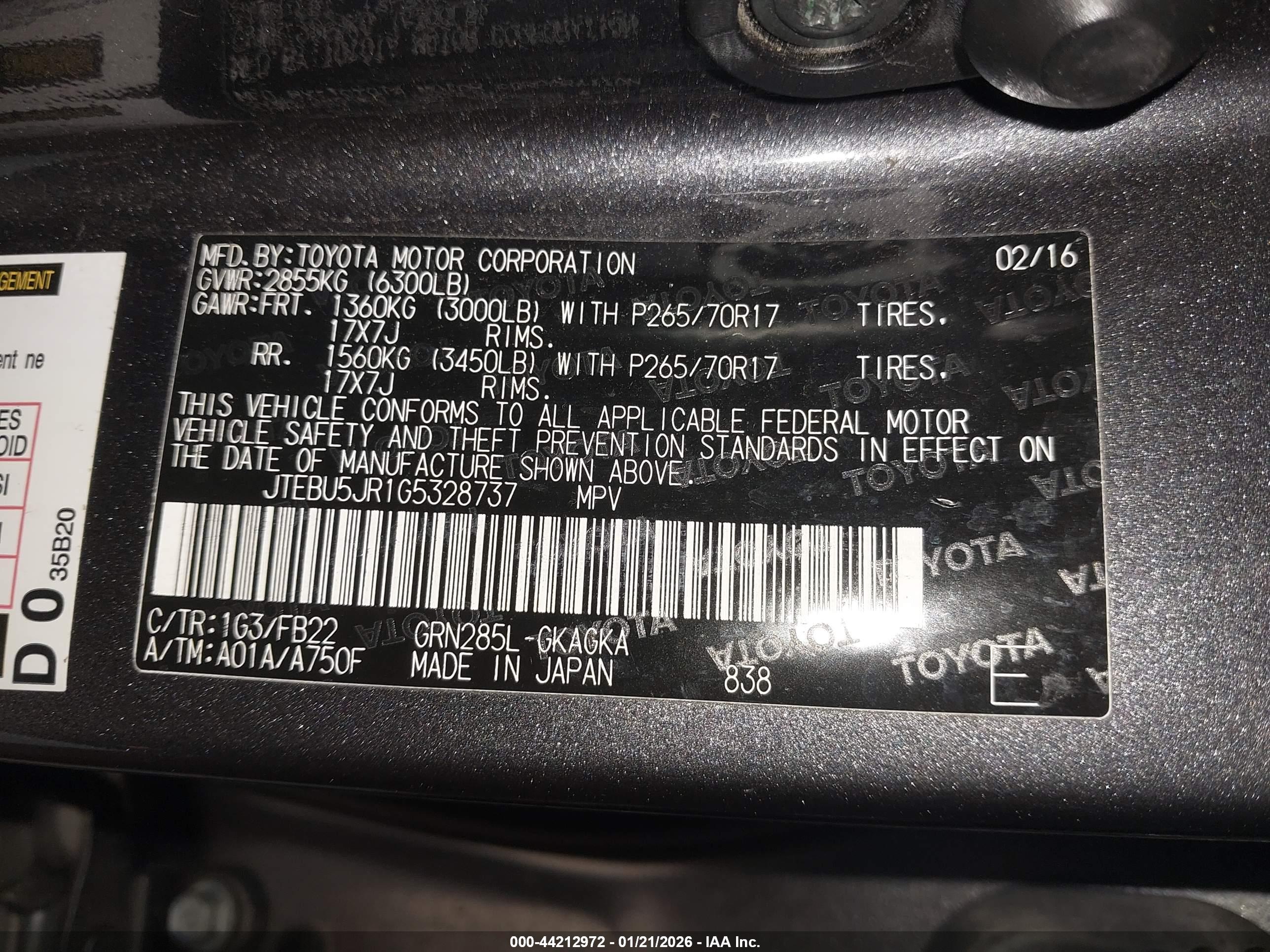 TOYOTA 4RUNNER image 9