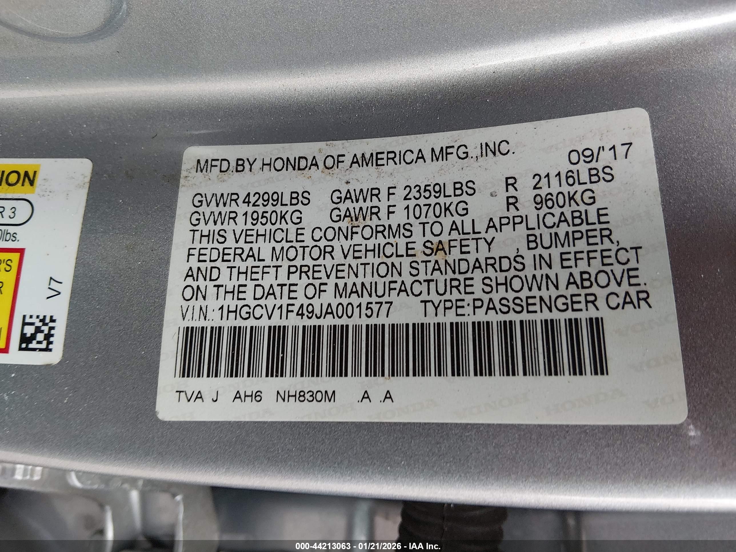 HONDA ACCORD image 9