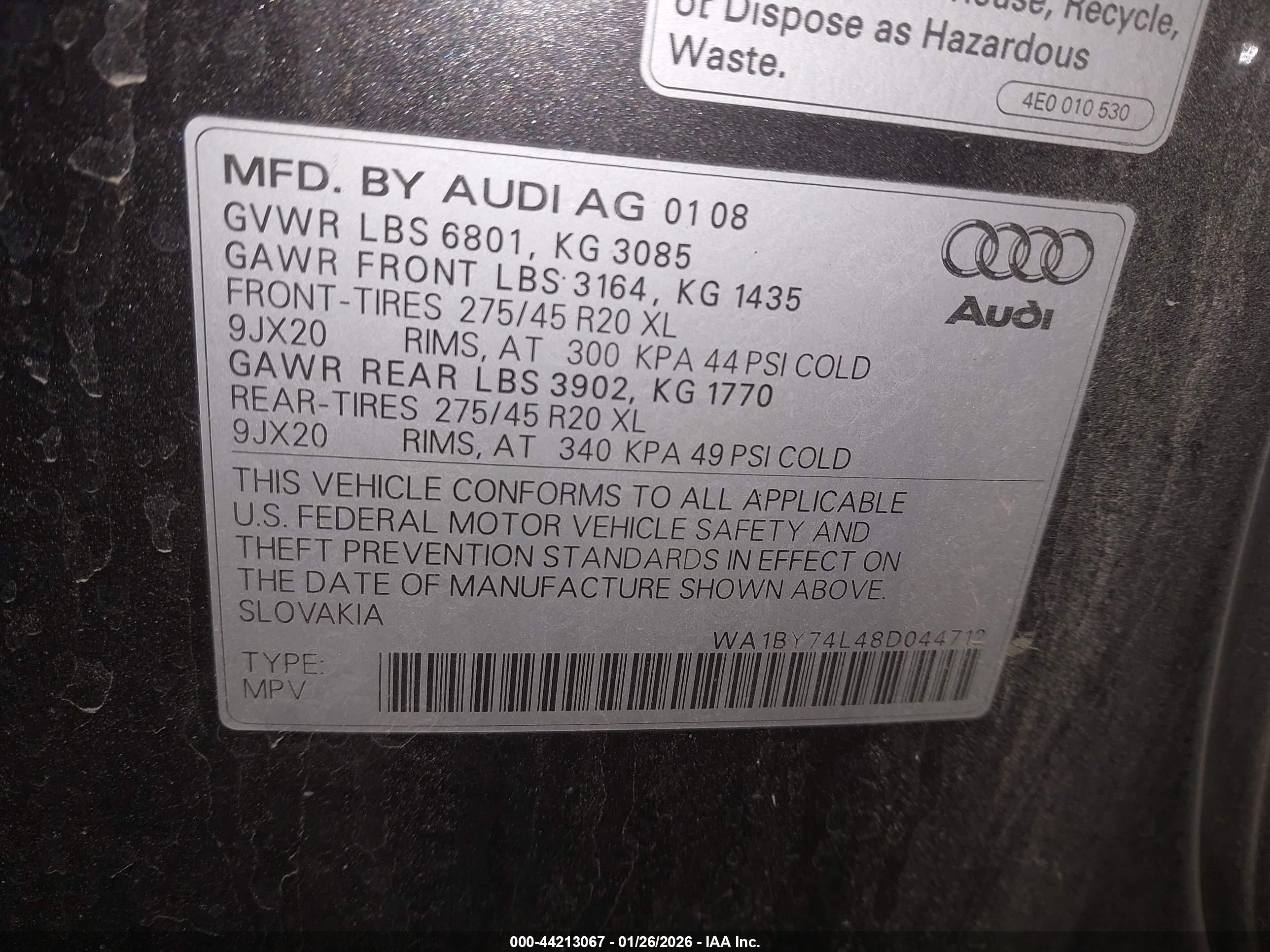 AUDI Q7 image 9