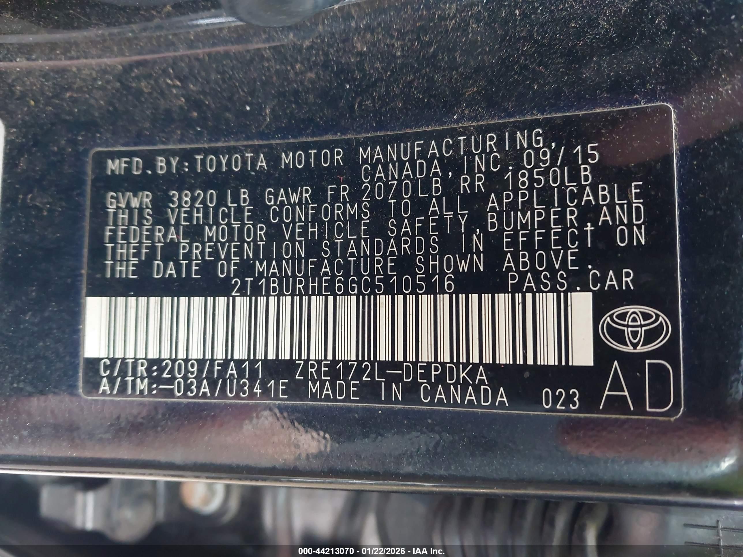 TOYOTA COROLLA image 9