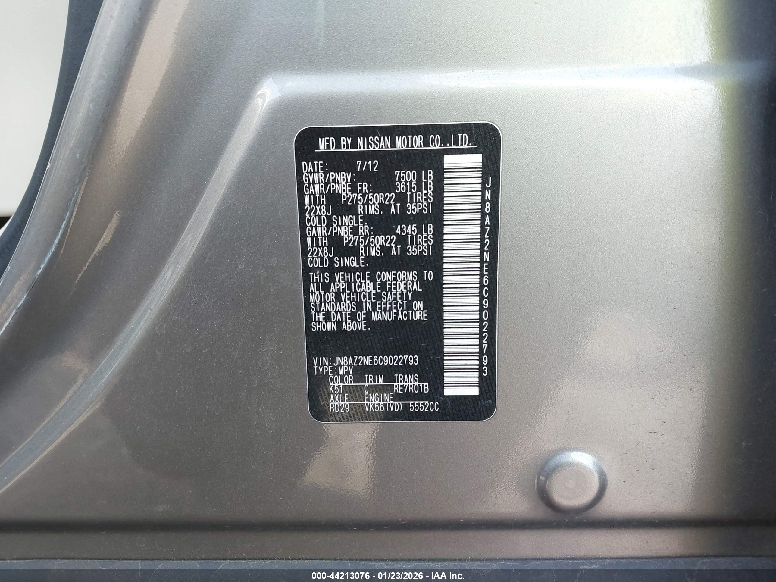 INFINITI QX56 image 9