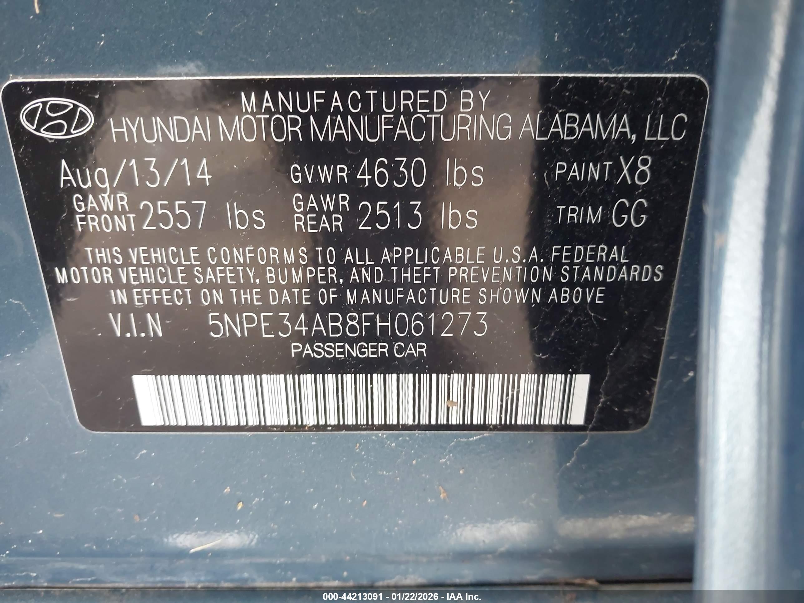 HYUNDAI SONATA image 9