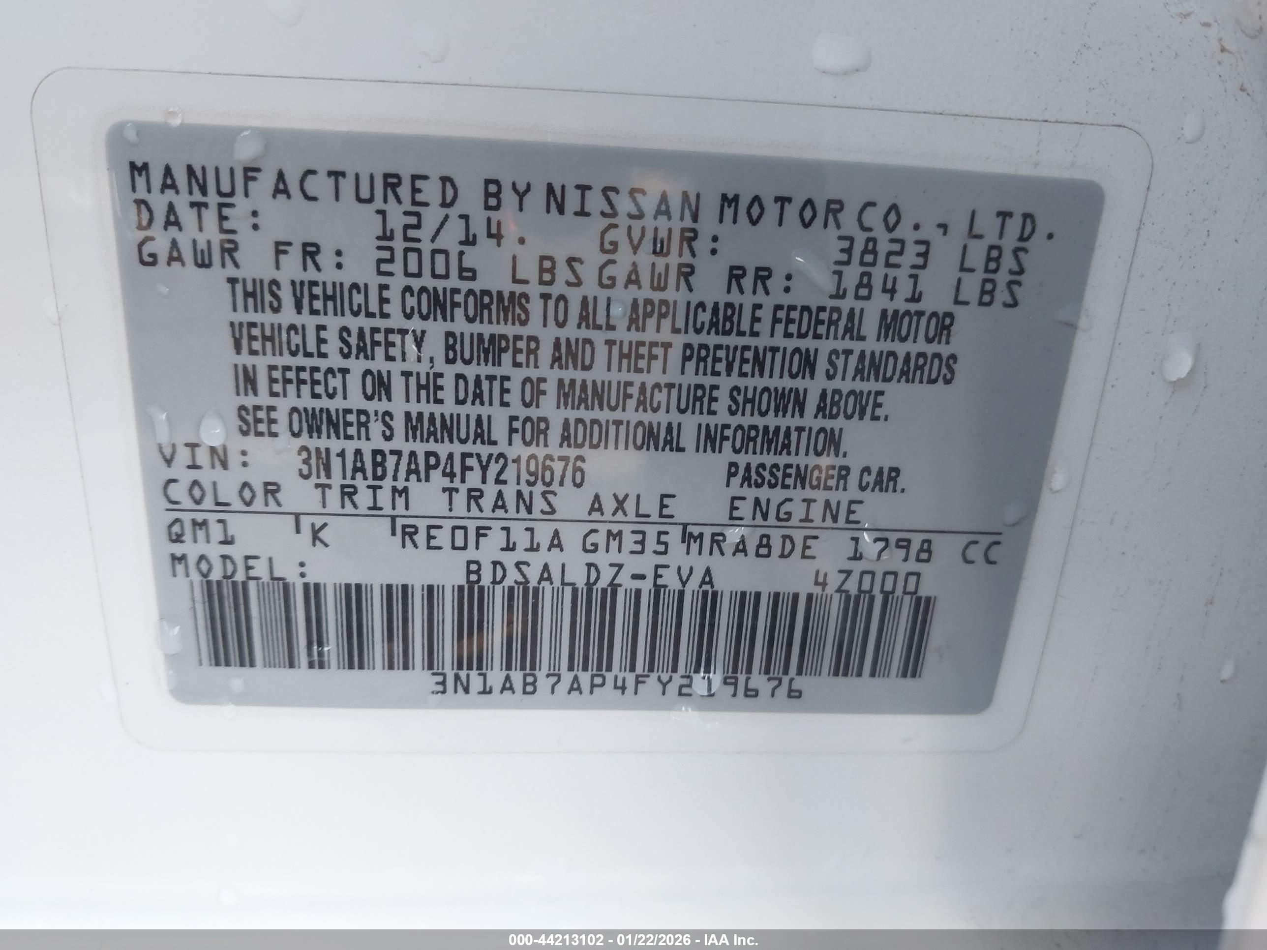 NISSAN SENTRA image 9