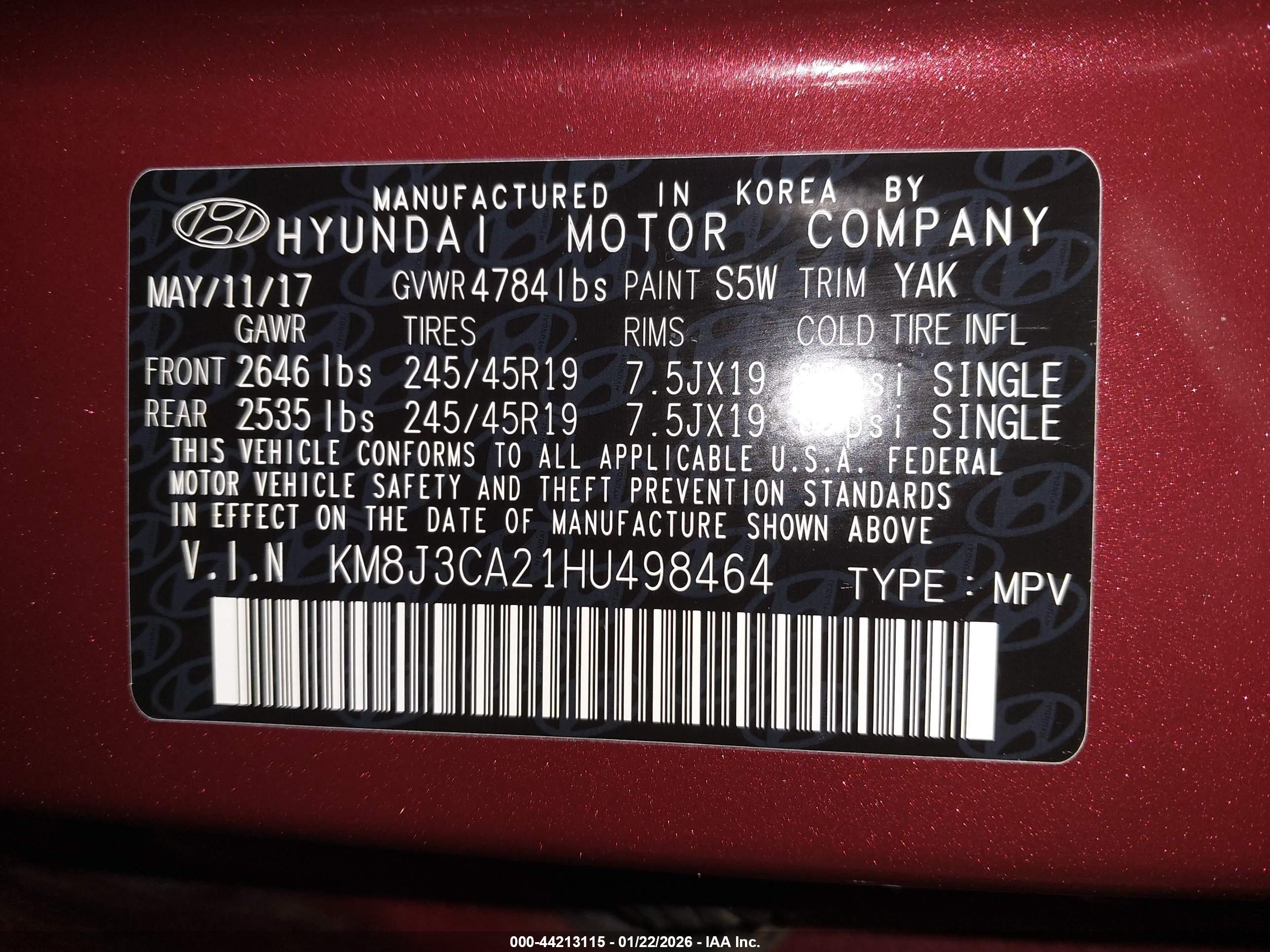 HYUNDAI TUCSON image 9