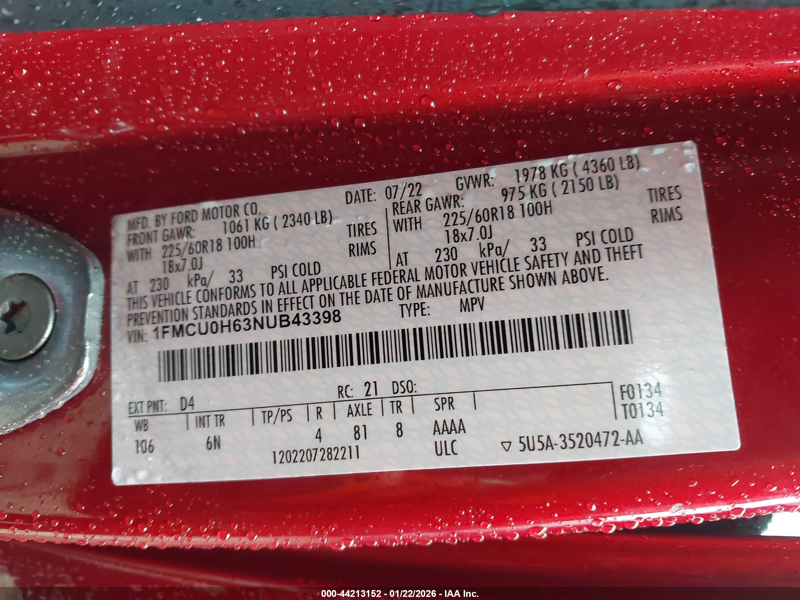 FORD ESCAPE image 9