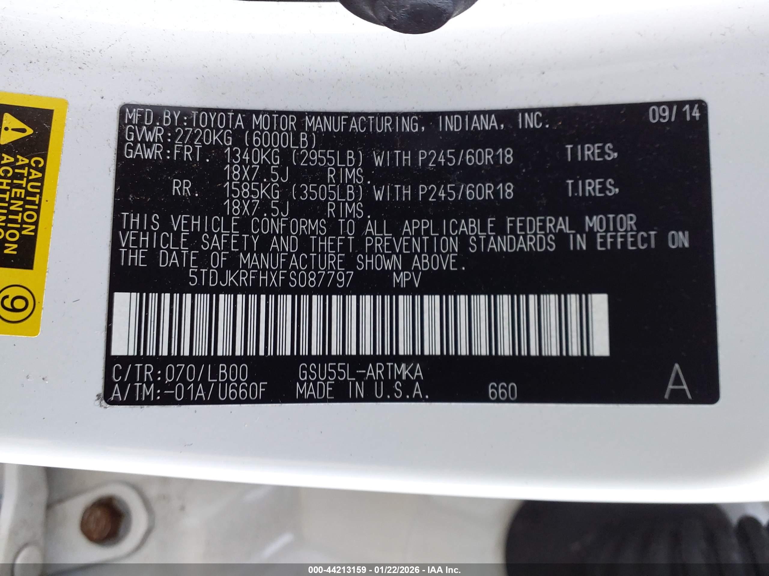 TOYOTA HIGHLANDER image 9