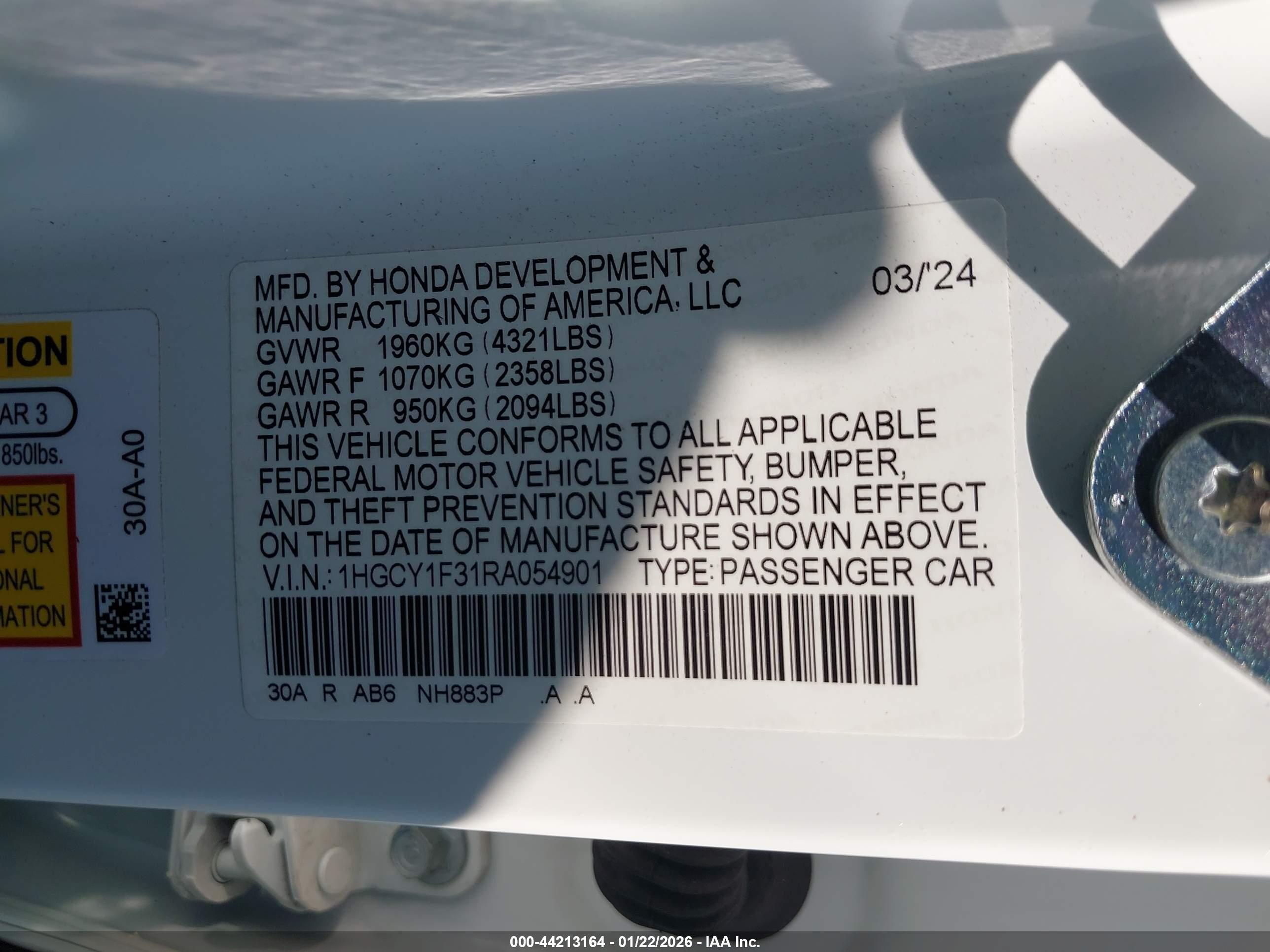 HONDA ACCORD image 9