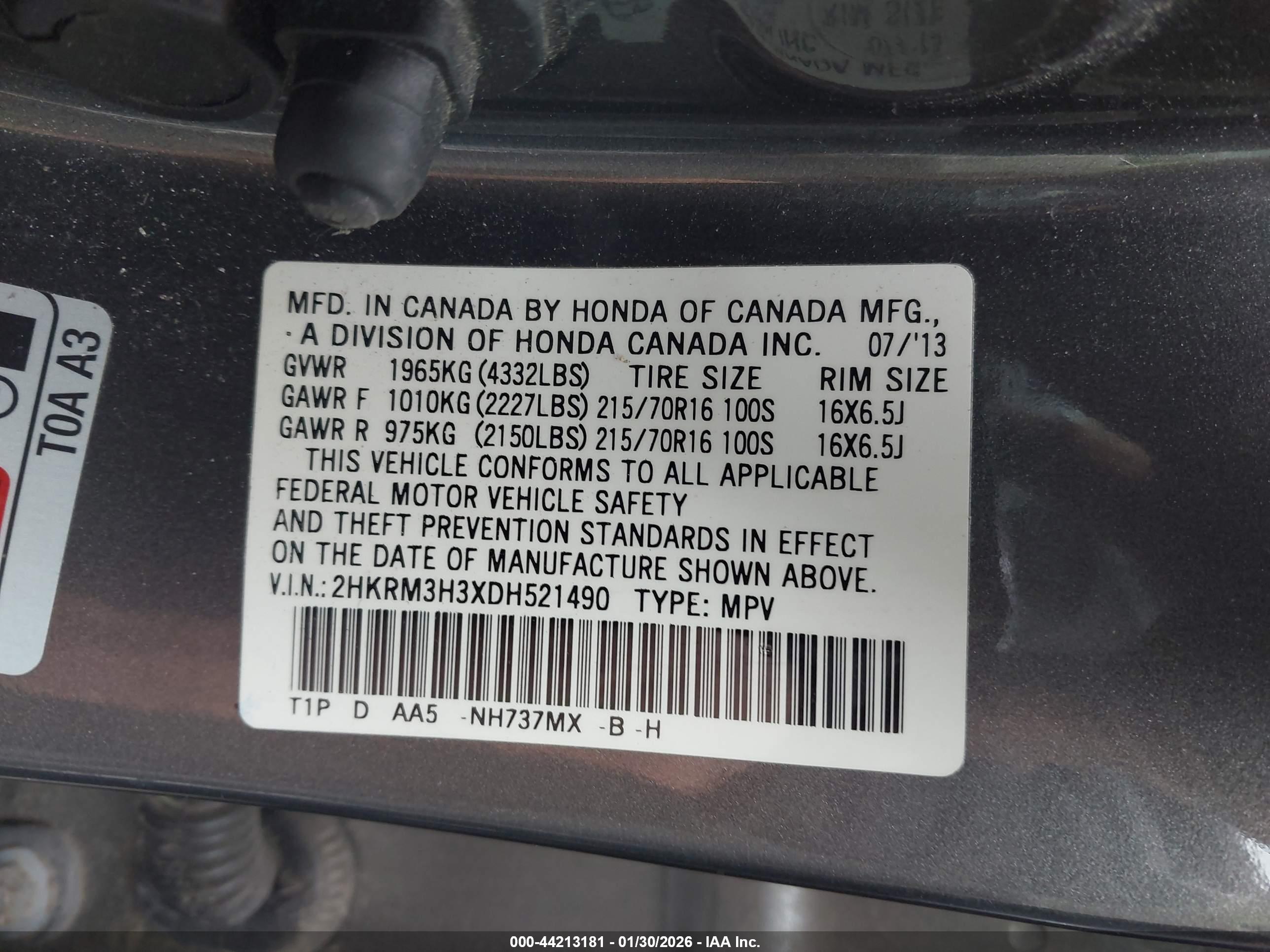 HONDA CR-V image 9