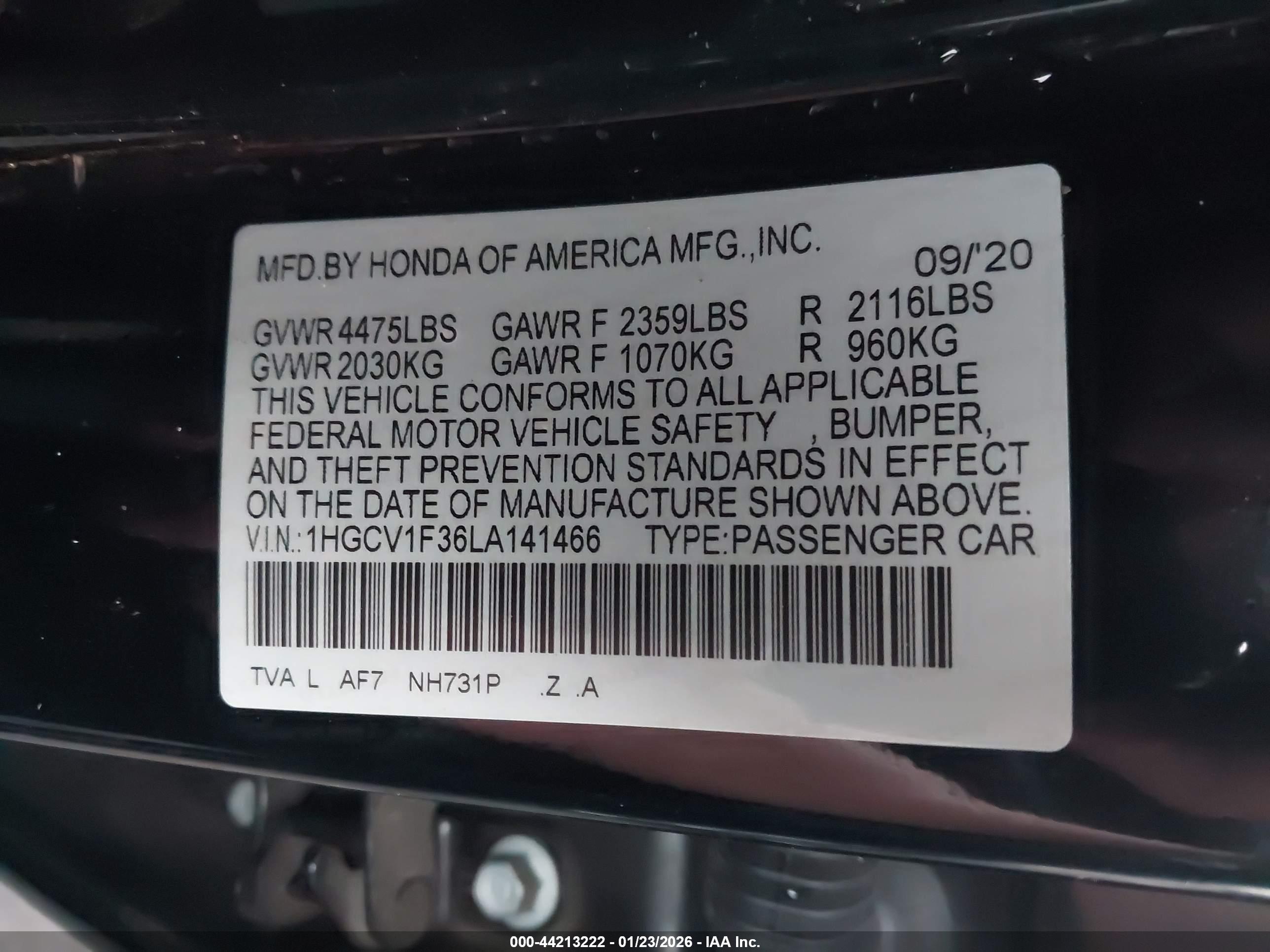 HONDA ACCORD image 9