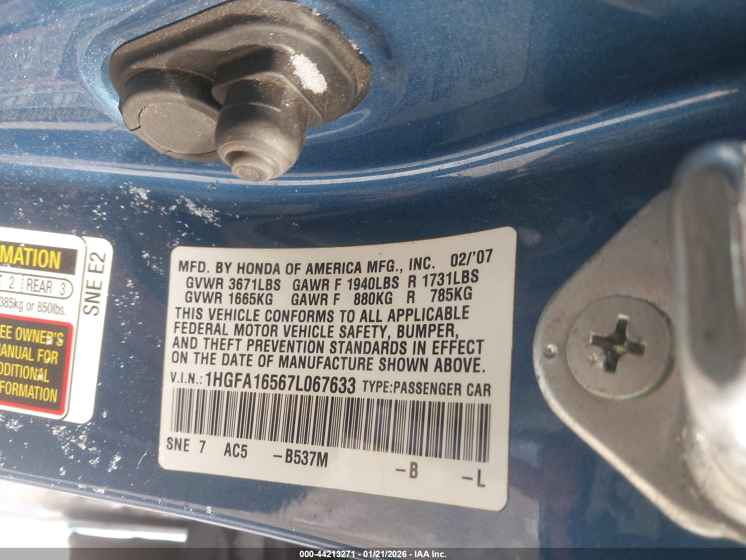 HONDA CIVIC image 9