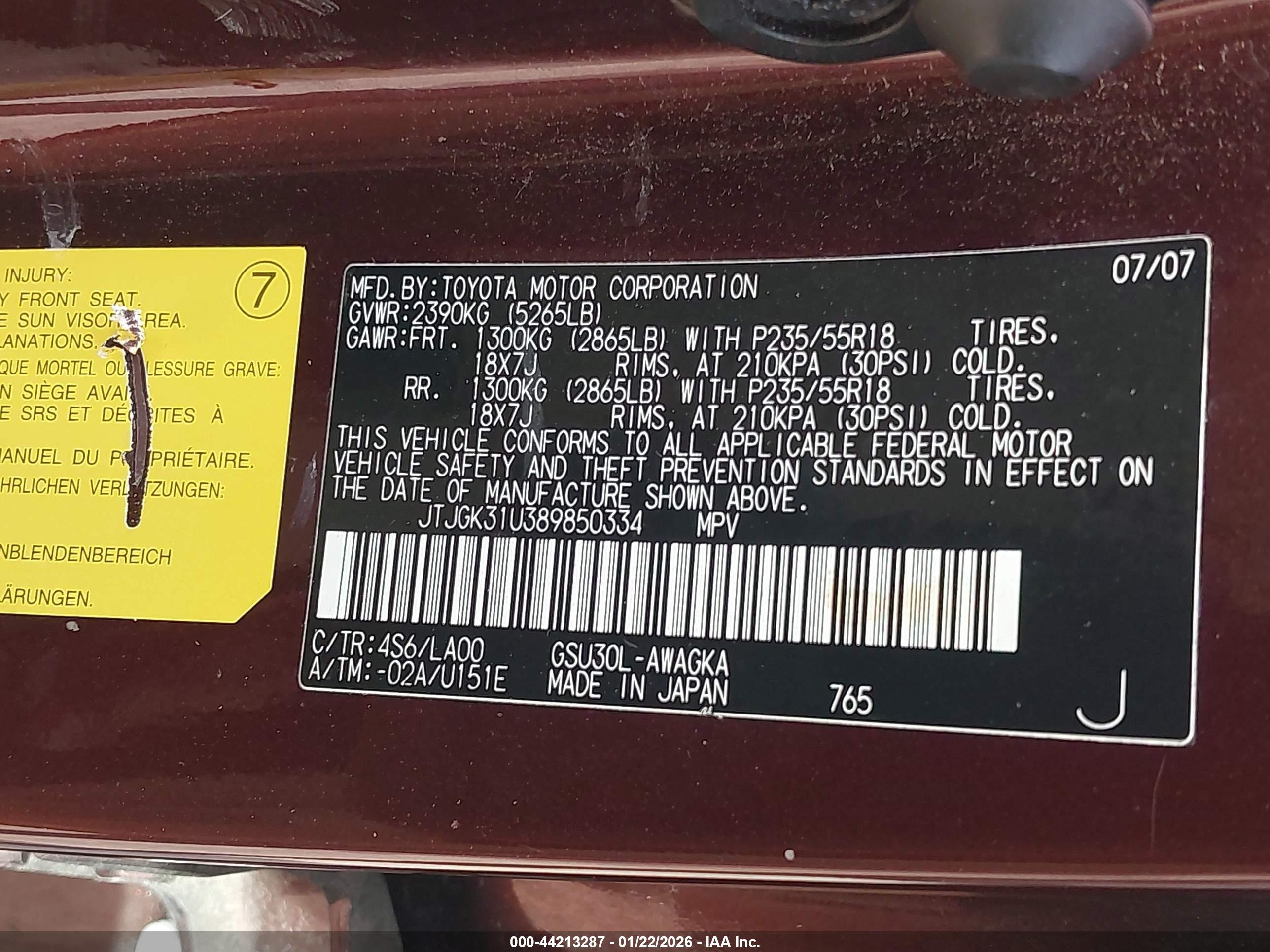 LEXUS RX image 9