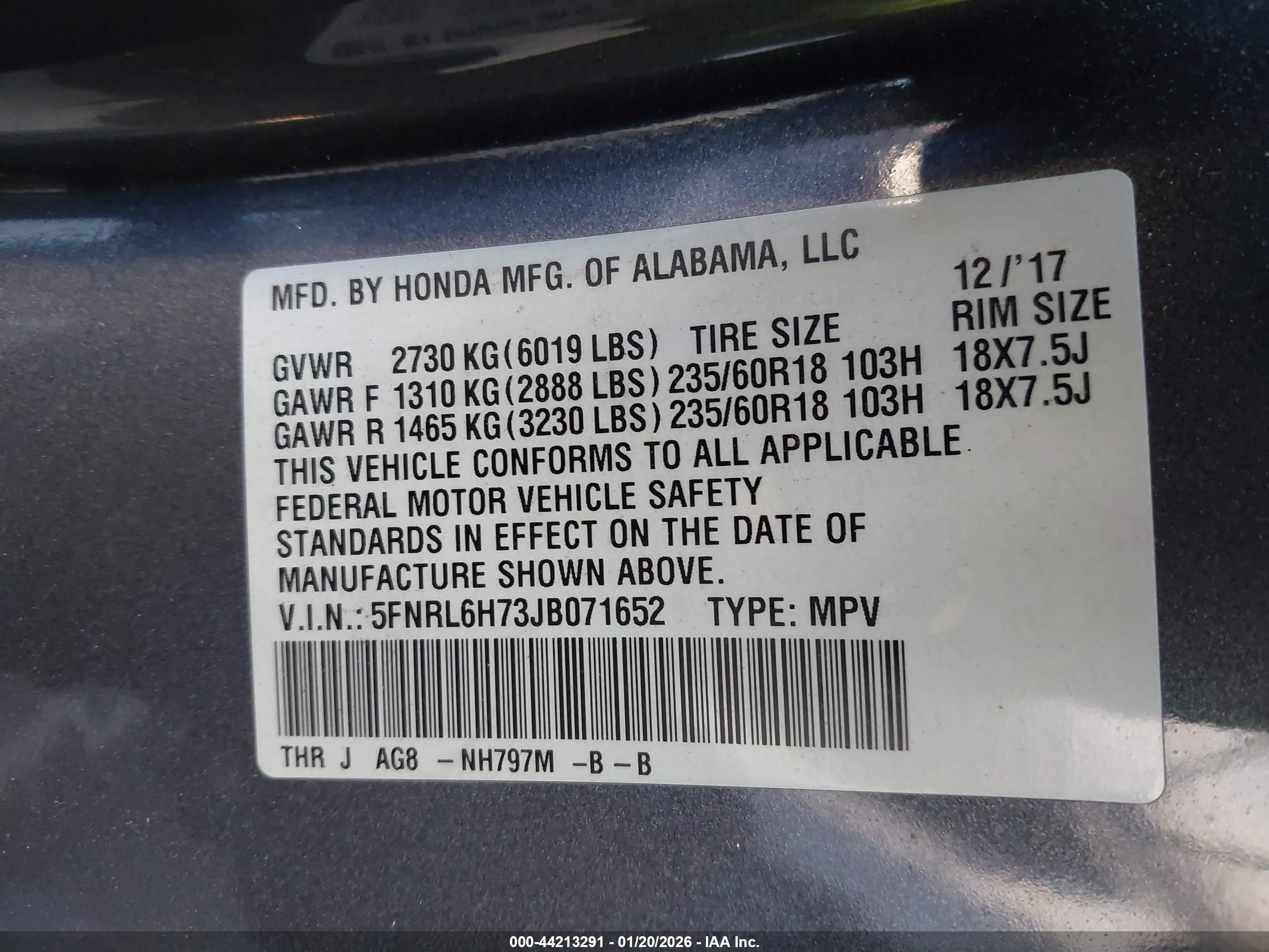 HONDA ODYSSEY image 9