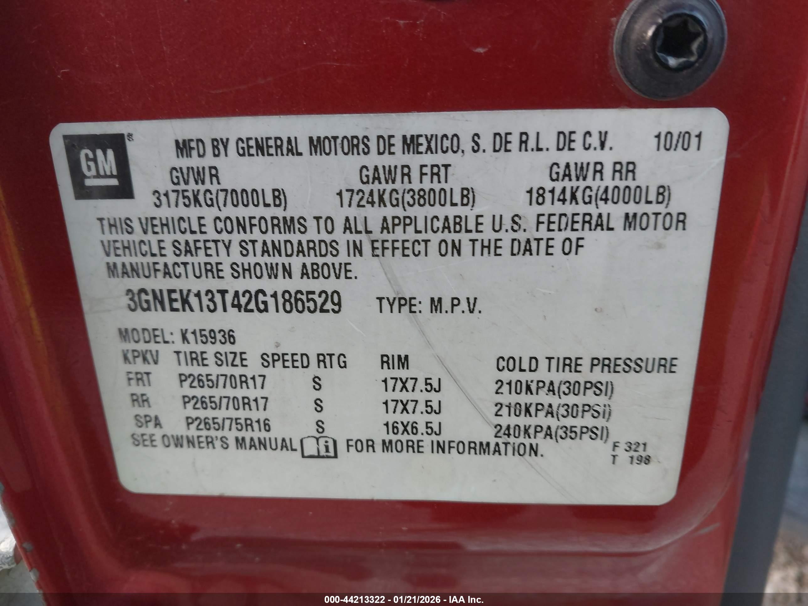 CHEVROLET AVALANCHE image 9