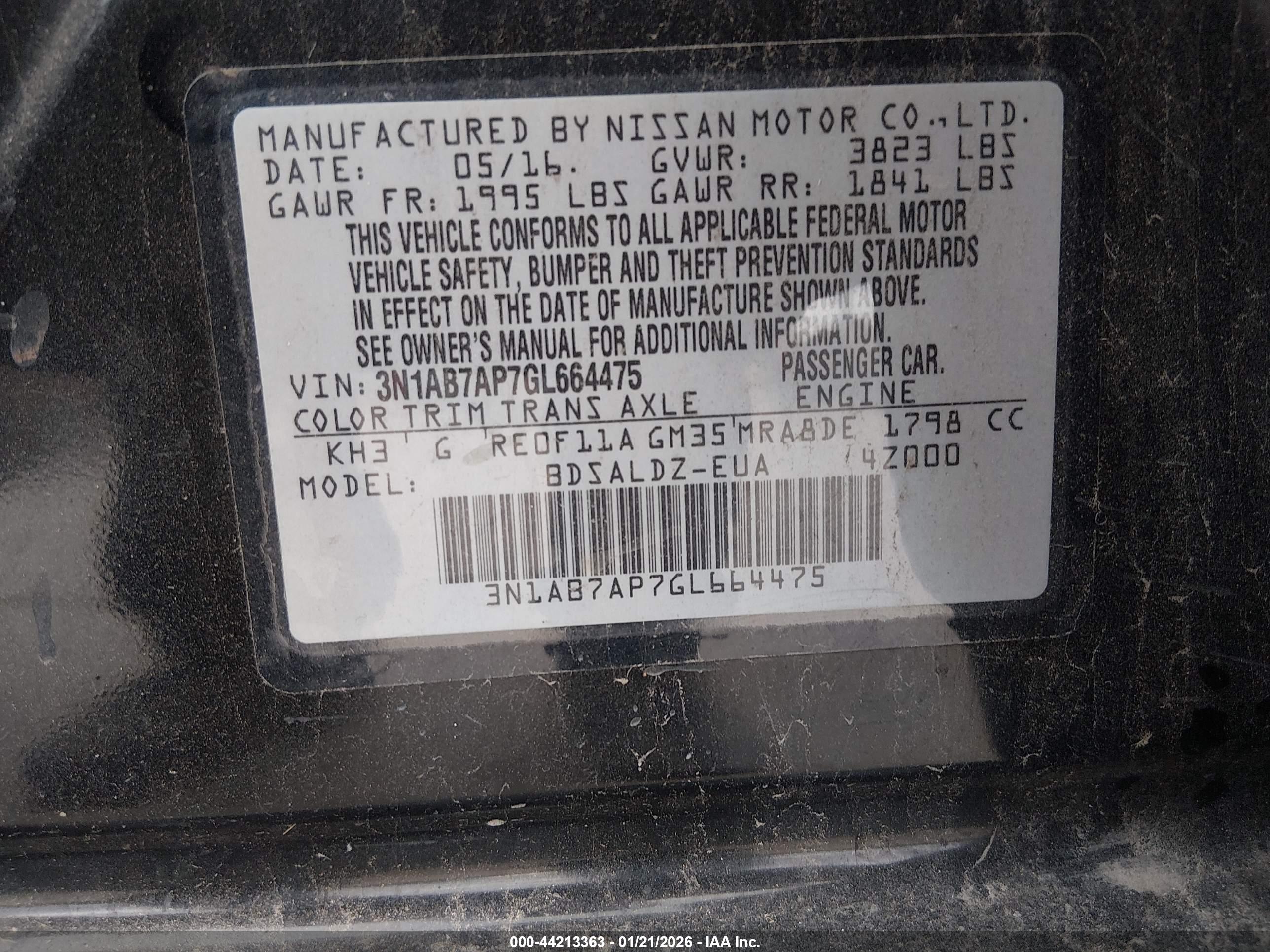 NISSAN SENTRA image 9