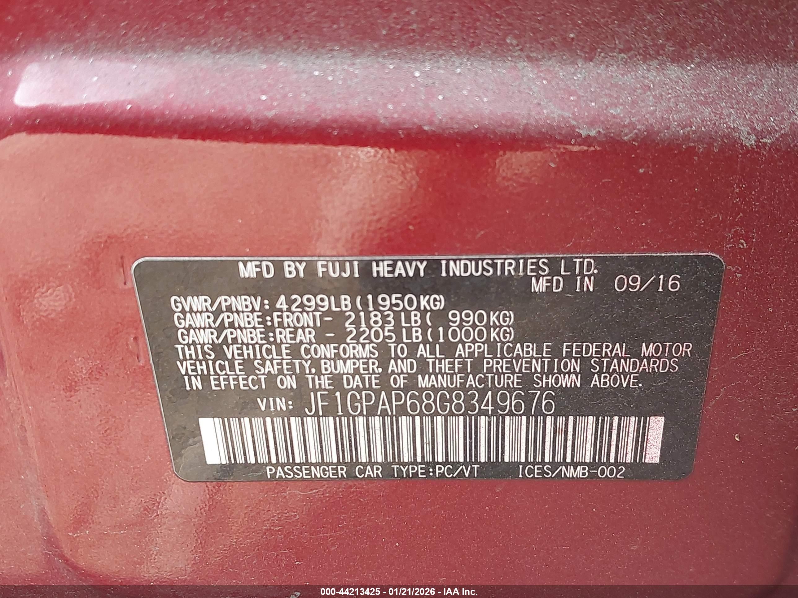 SUBARU IMPREZA image 9