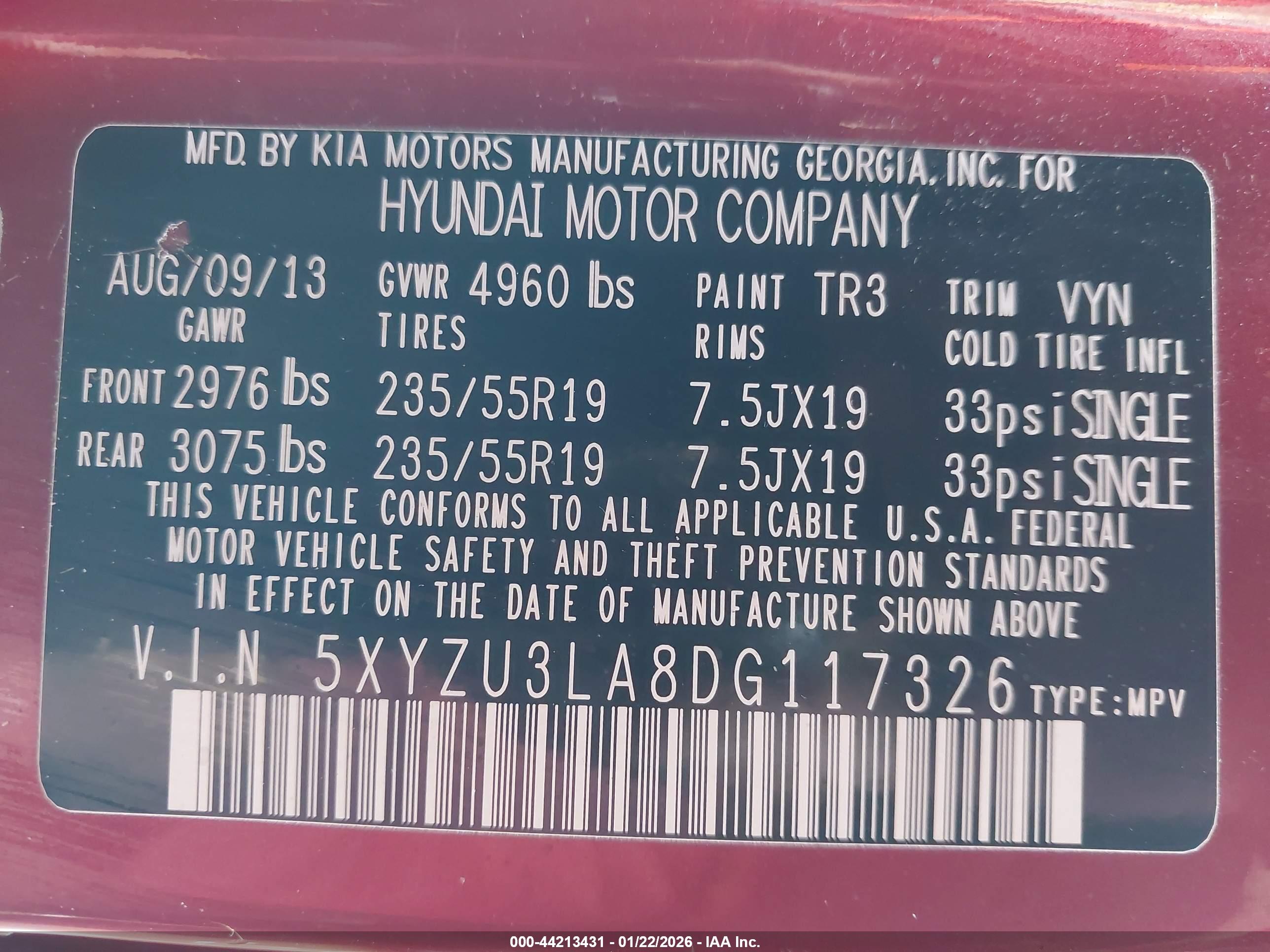 HYUNDAI SANTA image 9