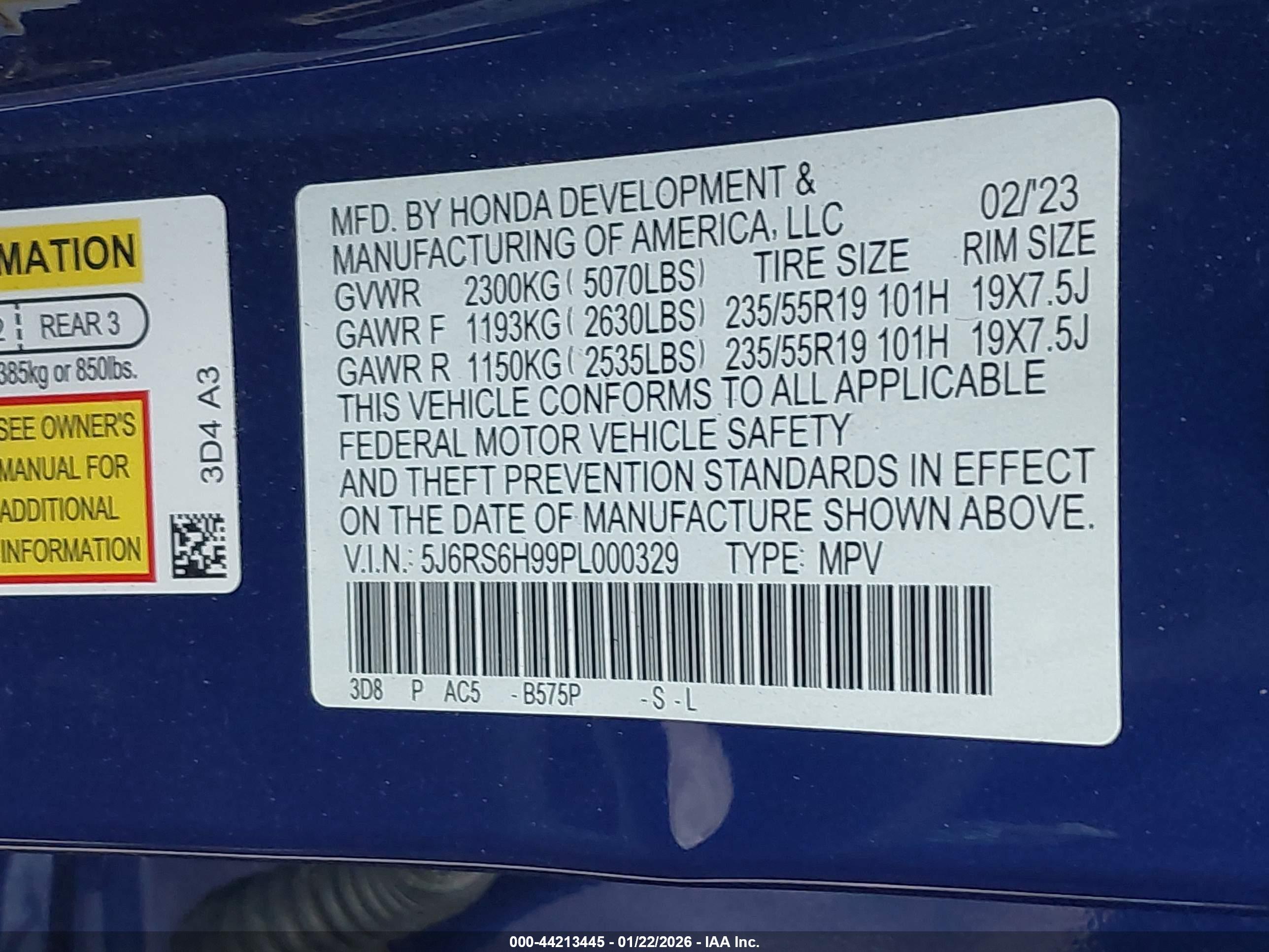 HONDA CR-V image 9