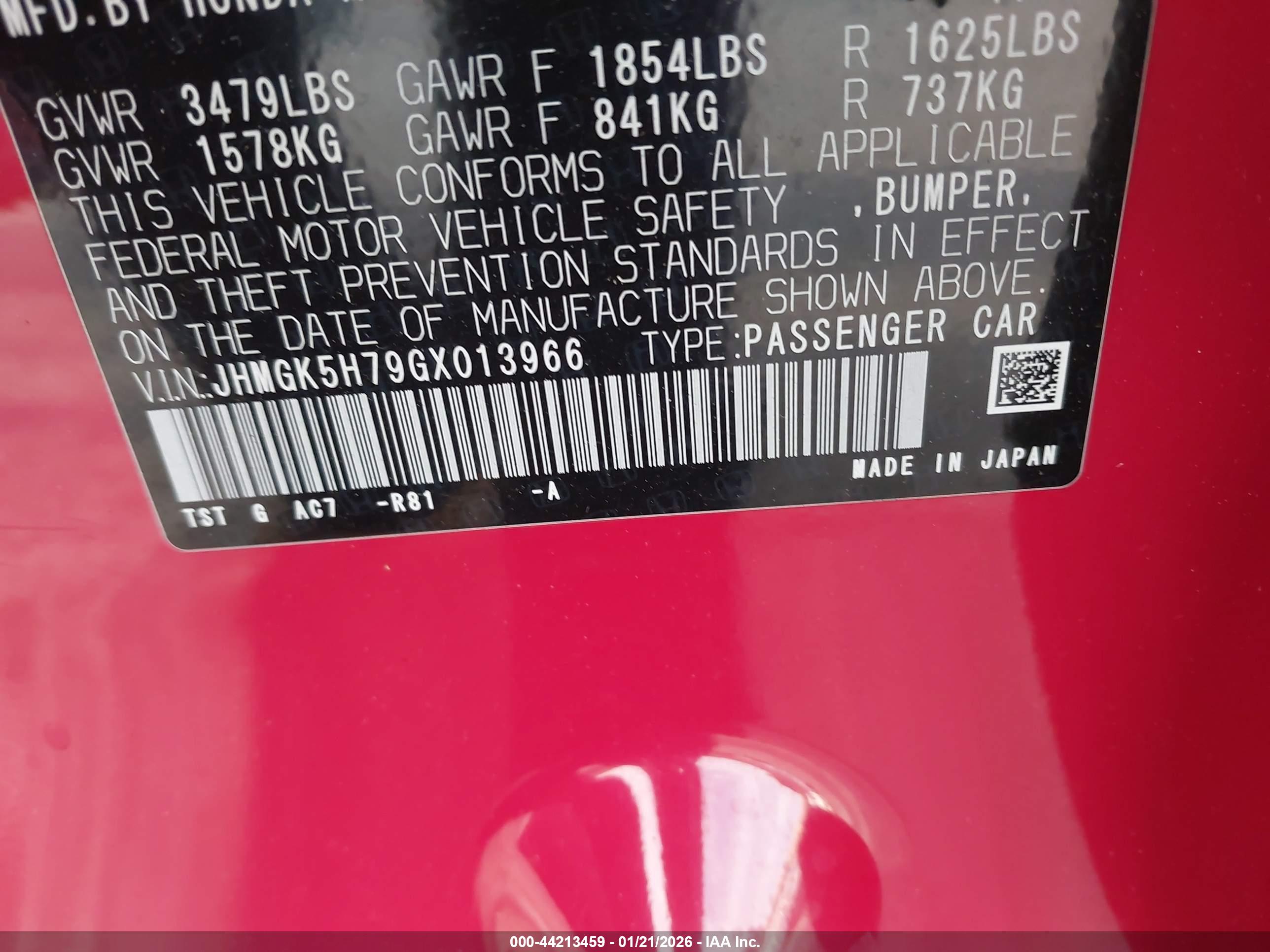 HONDA FIT image 9