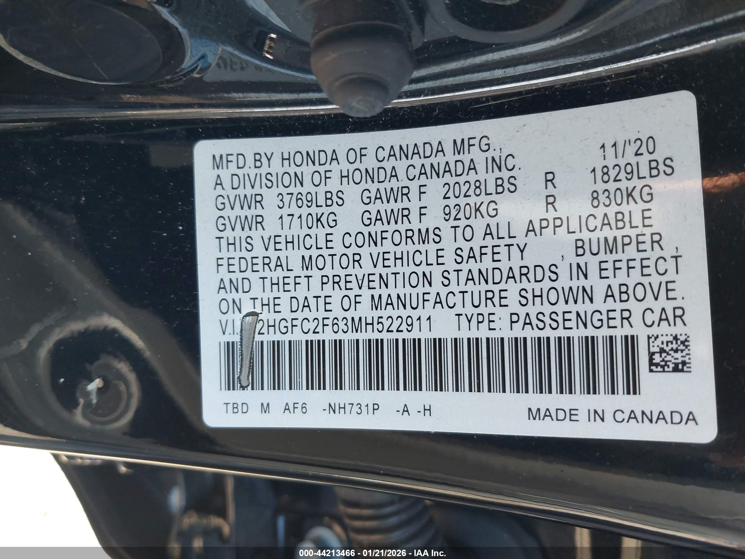 HONDA CIVIC image 9