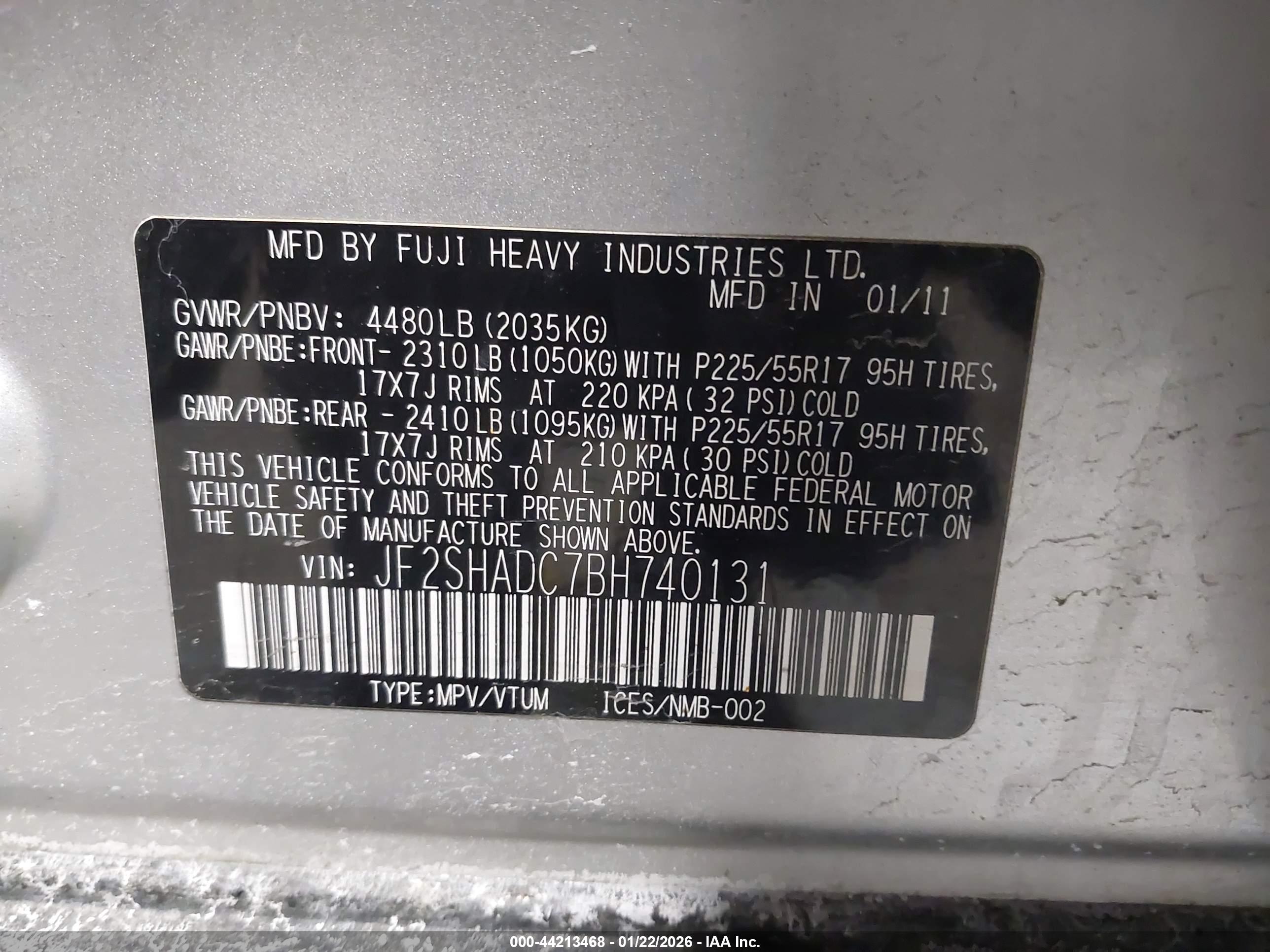 SUBARU FORESTER image 9