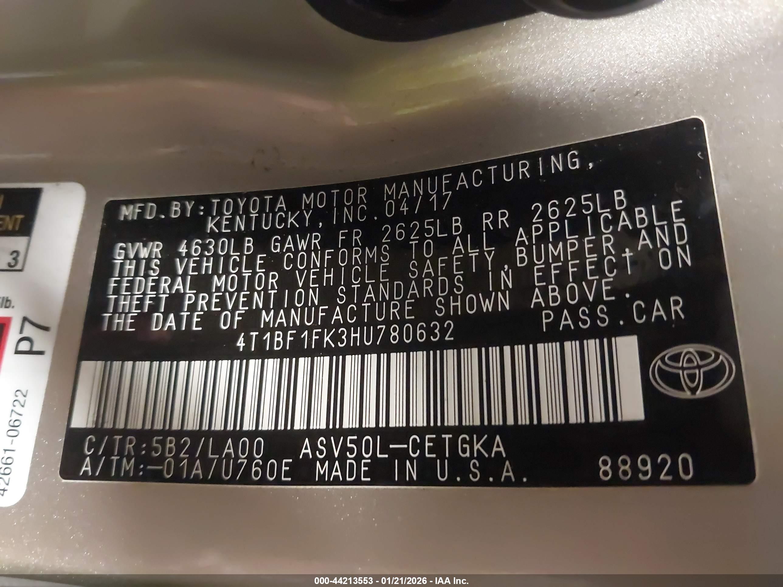 TOYOTA CAMRY image 9