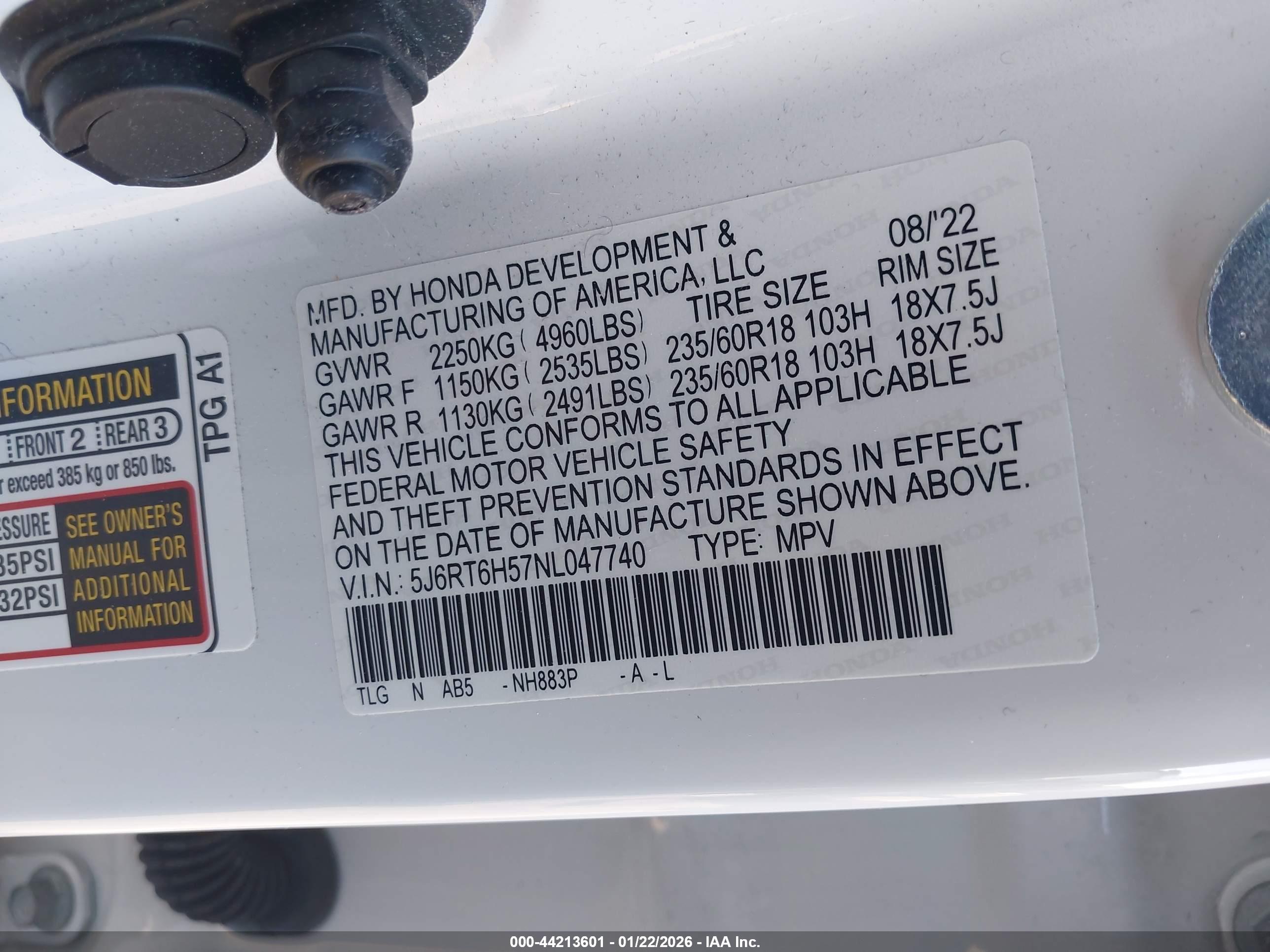 HONDA CR-V image 9