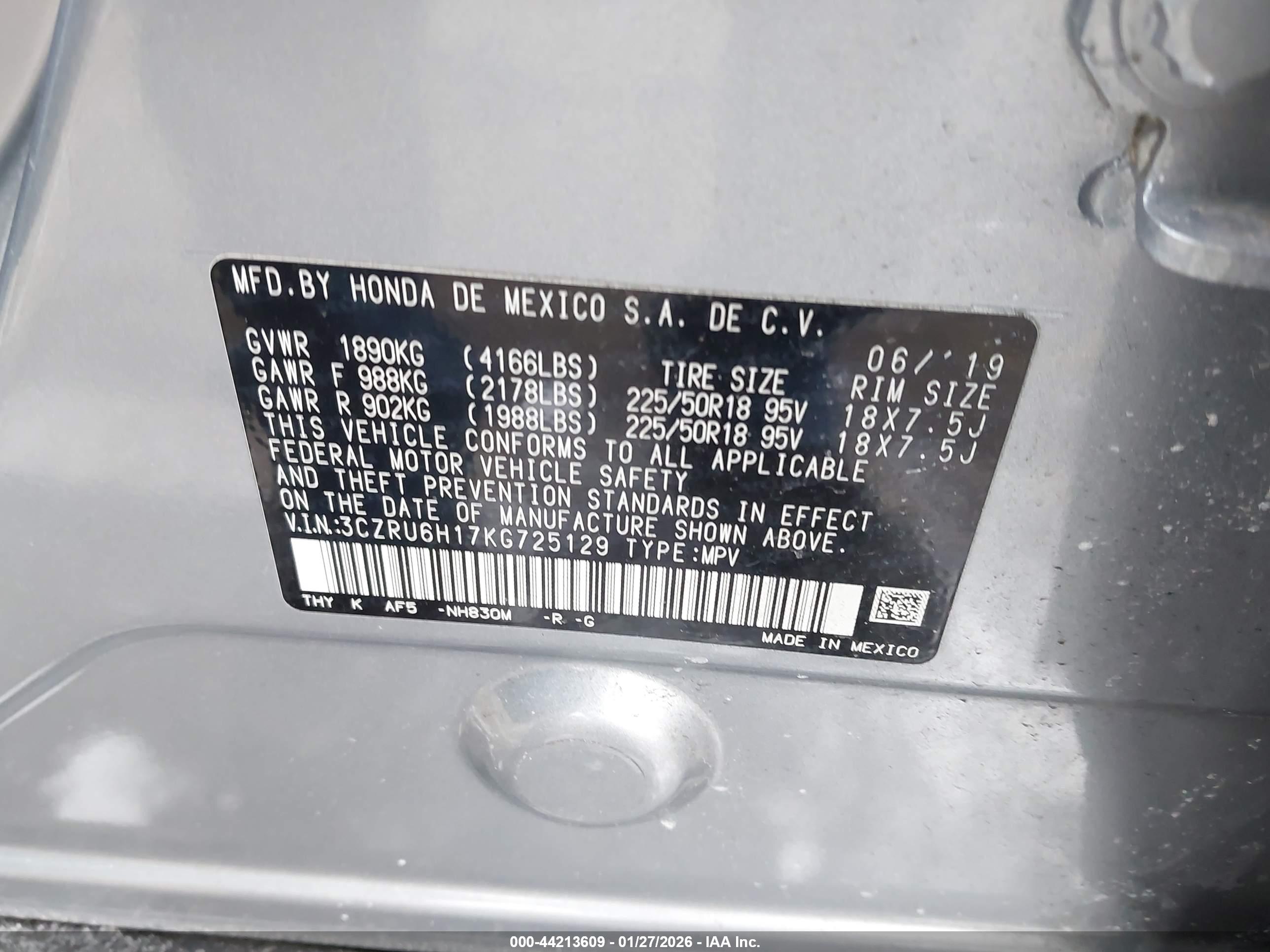HONDA HR-V image 9