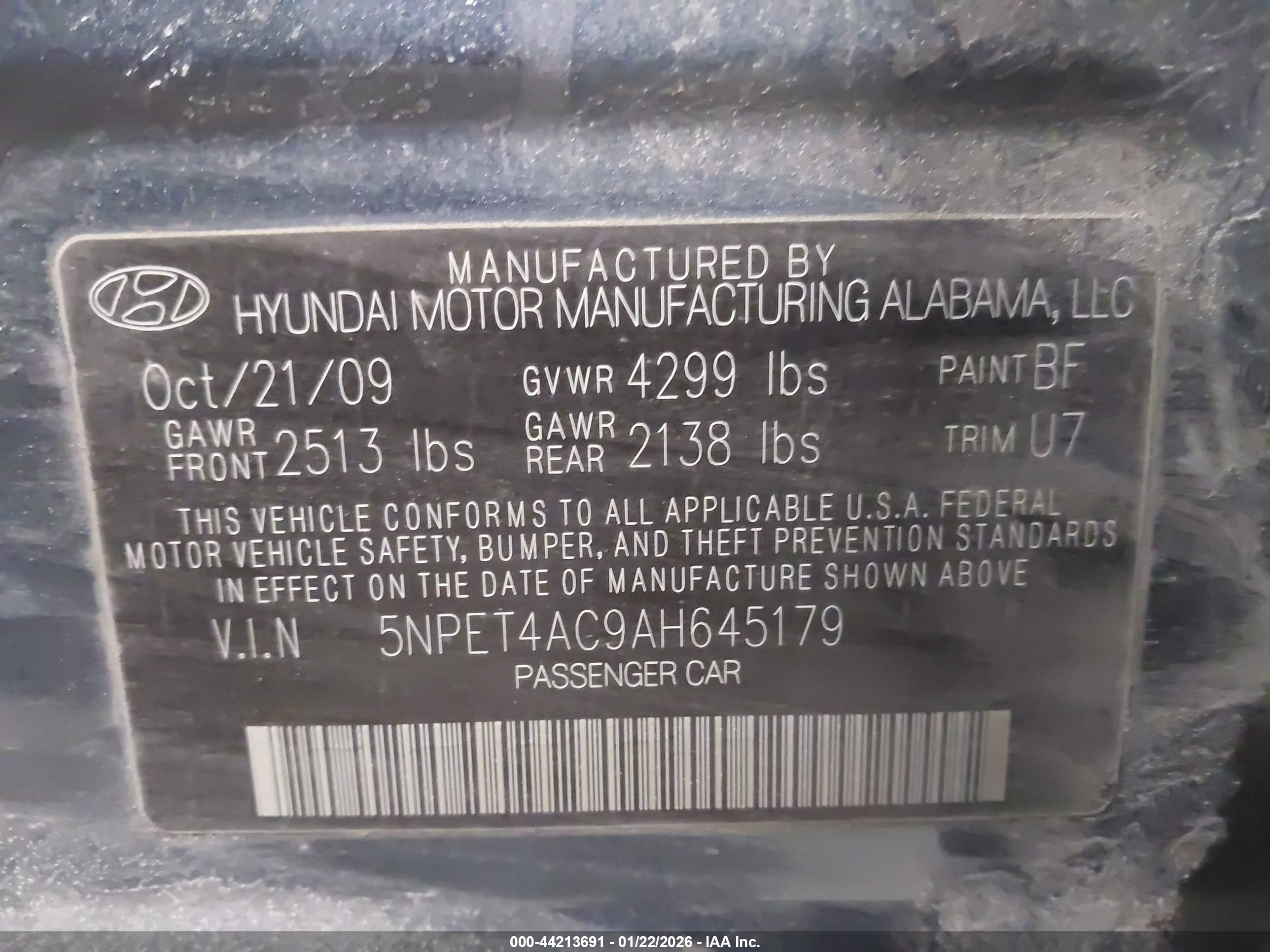 HYUNDAI SONATA image 9