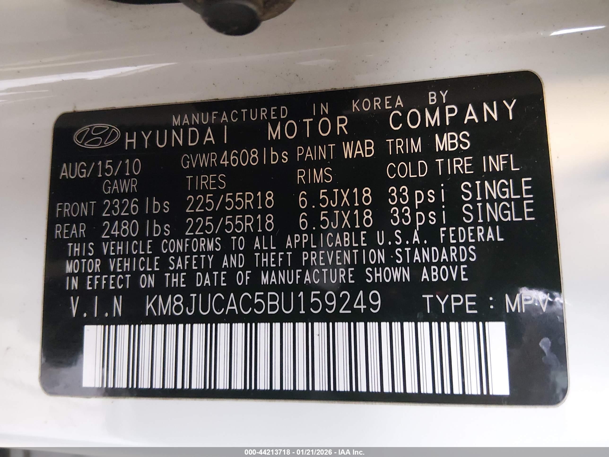 HYUNDAI TUCSON image 9