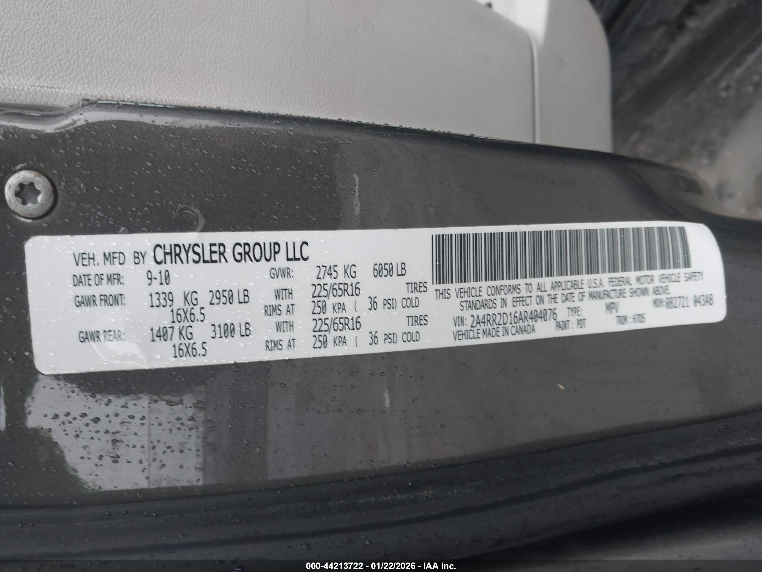 CHRYSLER TOWN image 9