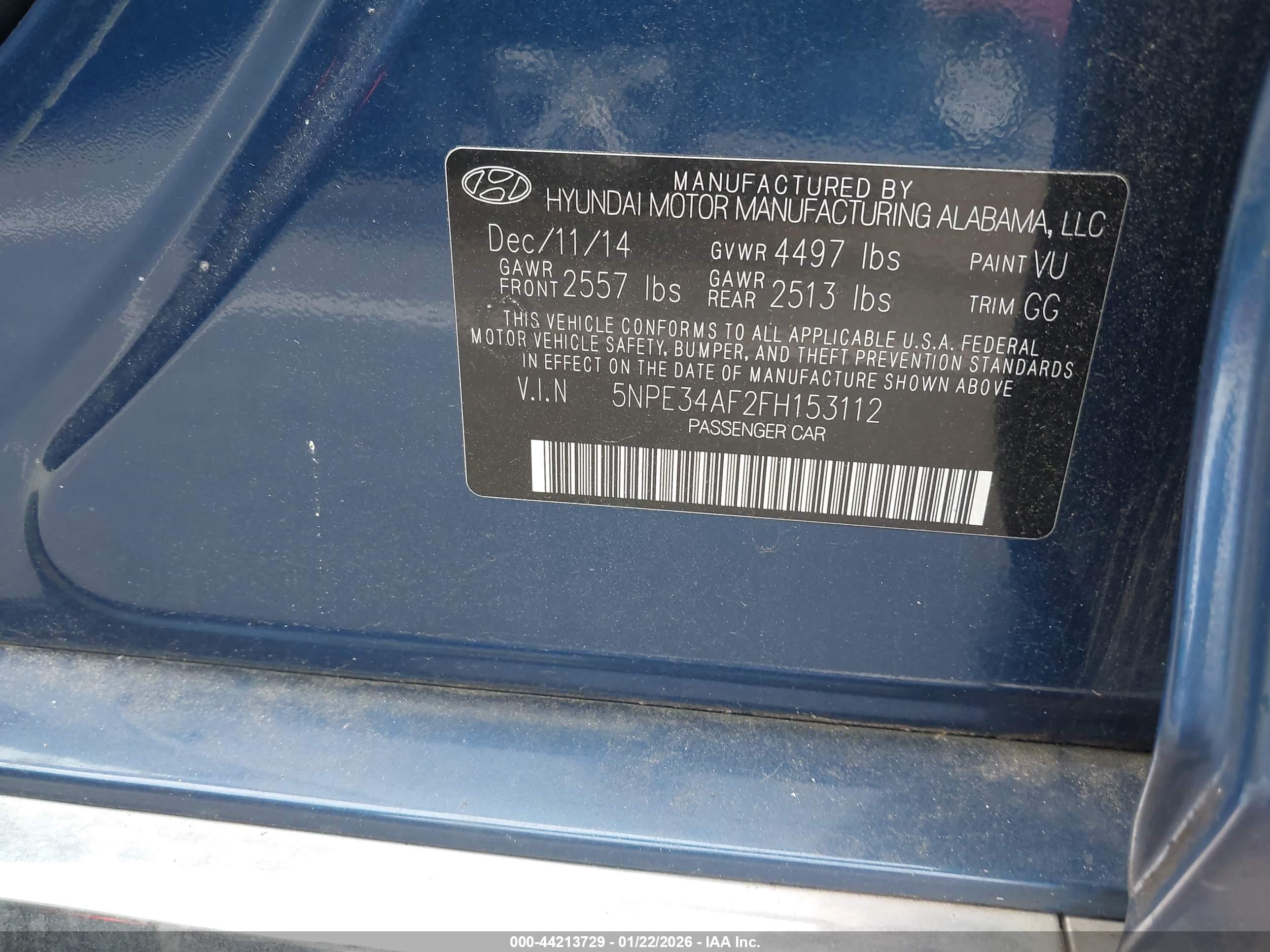HYUNDAI SONATA image 9