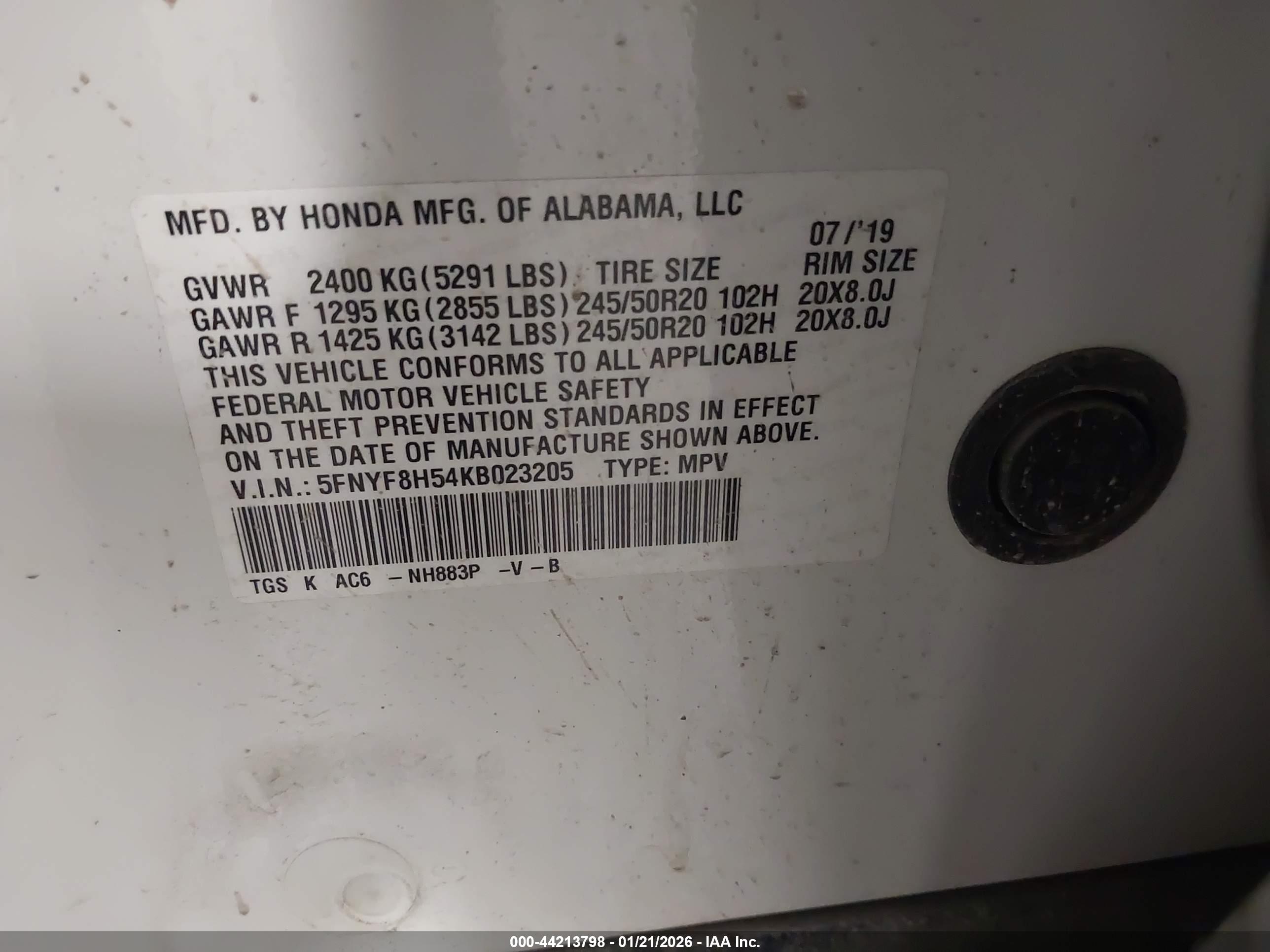 HONDA PASSPORT image 9