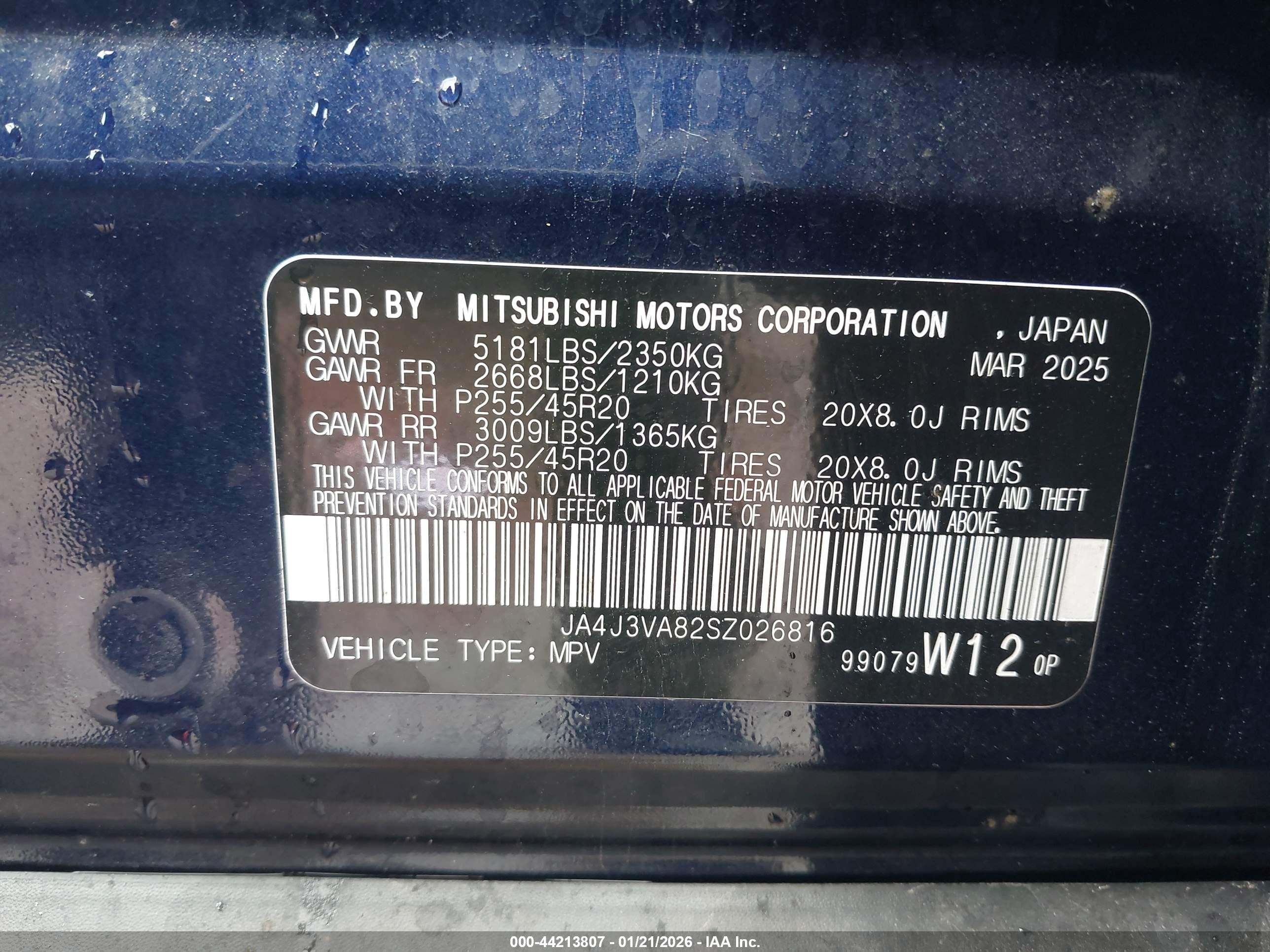 MITSUBISHI OUTLANDER image 9